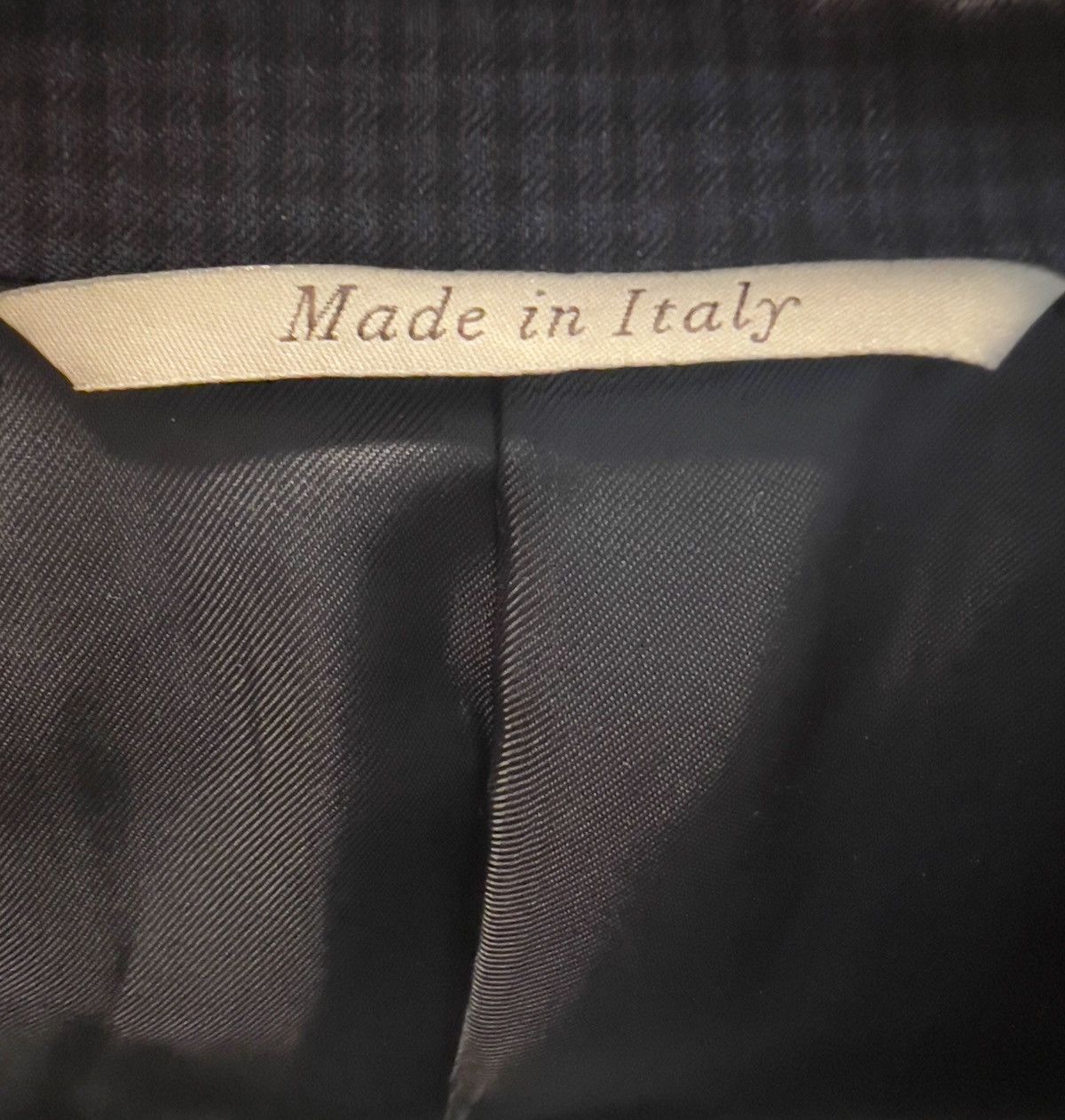 Canali Canali Charcoal Gray Micro-Check Wool Suit – 2-Piece Size 40L - 4 Thumbnail