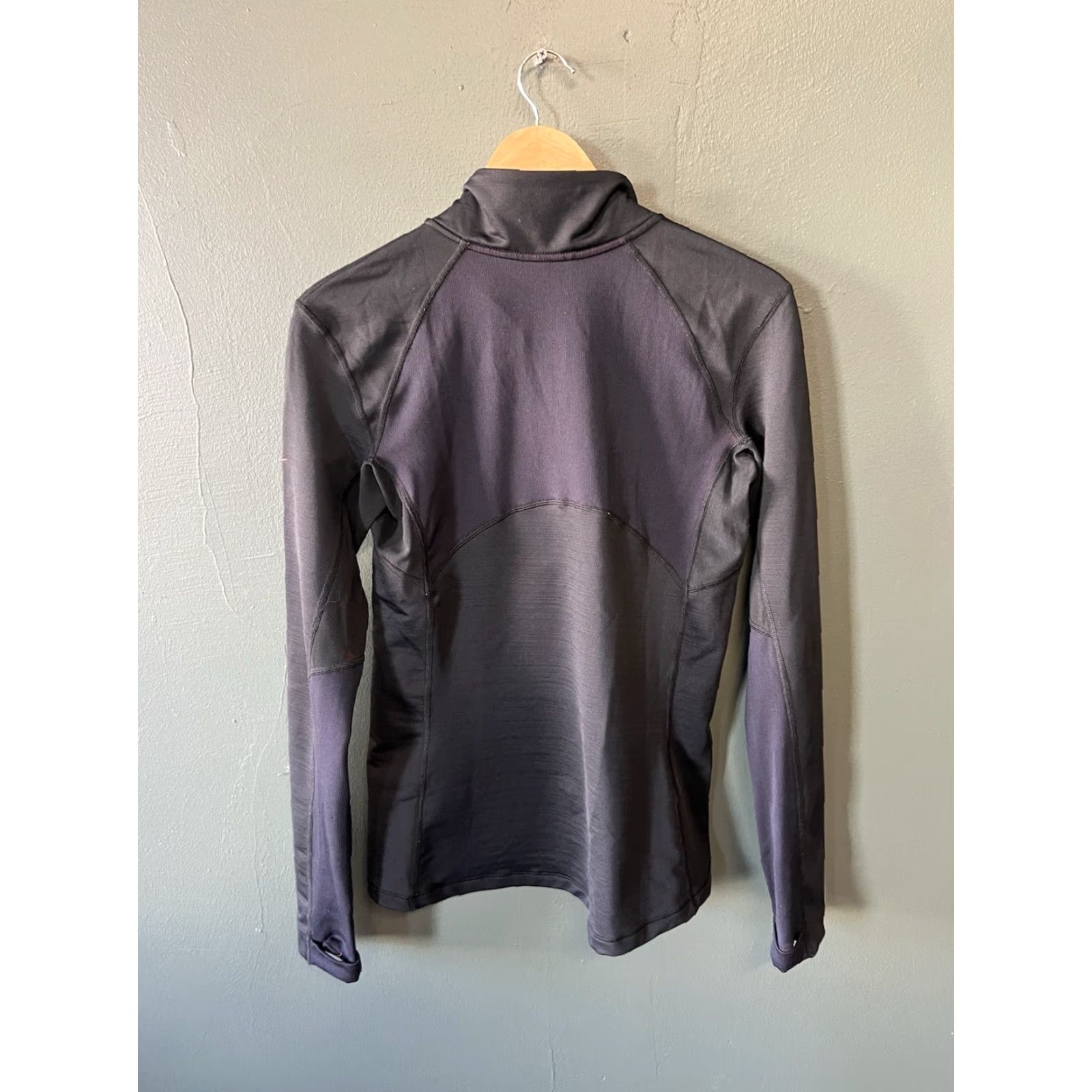 Nike Nike Pro Hyperwarm Womens Black 1/2 Zip Pullover Athletic Sweater Size Large Size L / US 10 / IT 46 - 2 Thumbnail