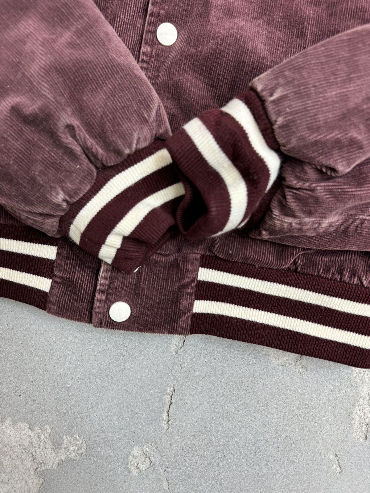 Carhartt Carhartt FW 2010 Logo Corduroy Velvet Varsity Bomber Jacket Size US S / EU 44-46 / 1 - 4 Thumbnail