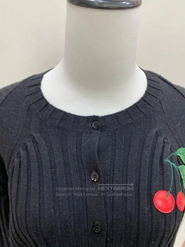 Valentino Valentino Black Cotton Blend Pullover Sweater . Size M / US 6-8 / IT 42-44 - 5 Thumbnail