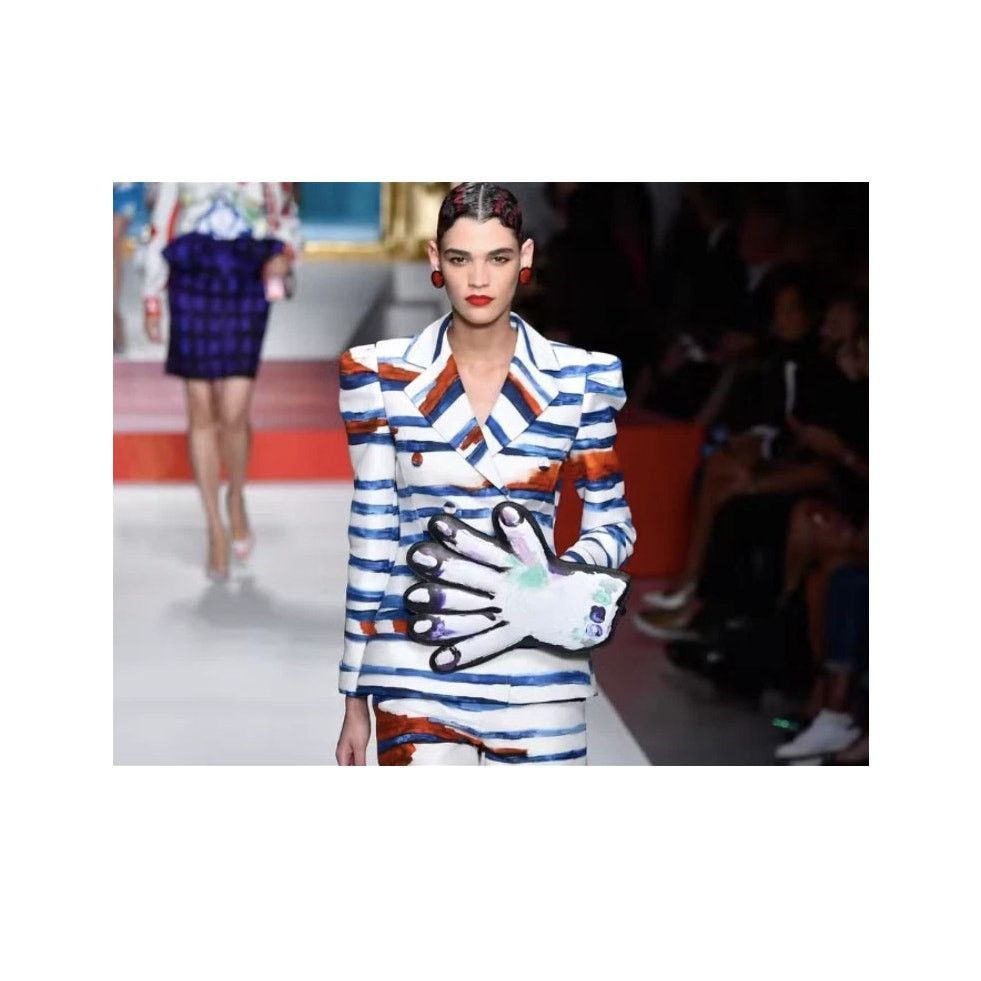Moschino SS20 Moschino Couture Jeremy Scott Picasso ClipOn Earrings Size ONE SIZE - 8 Thumbnail