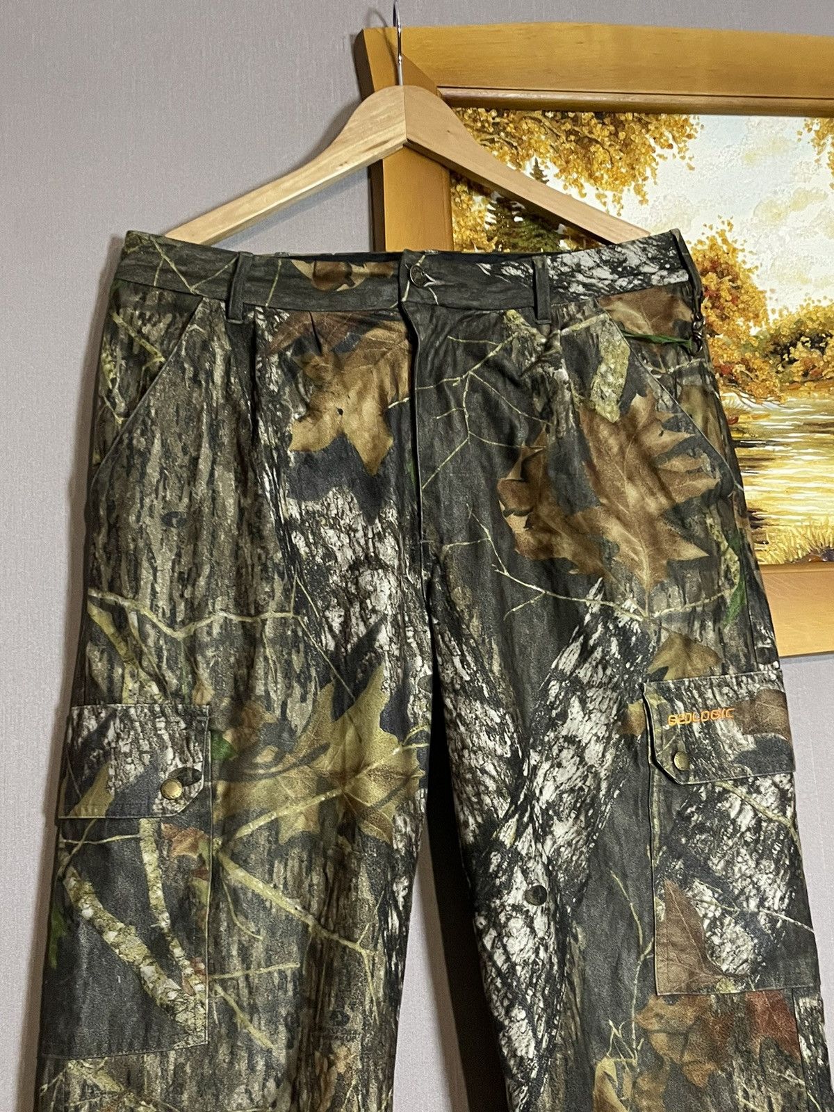 Mossy Oaks × Realtree × Vintage Mossy Oaks Cargo Camouflage Realtree Carhartt Pants Size US 33 - 11 Thumbnail