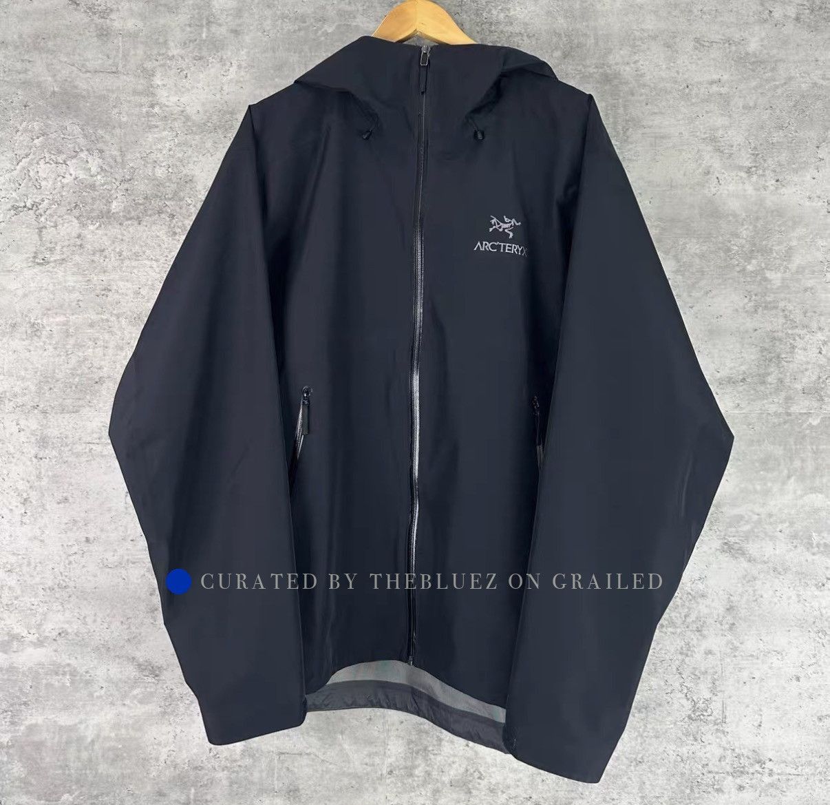 Arc'teryx Lightweight Black Hard Shell Jacket Size US XL / EU 56 / 4 - 1 Thumbnail
