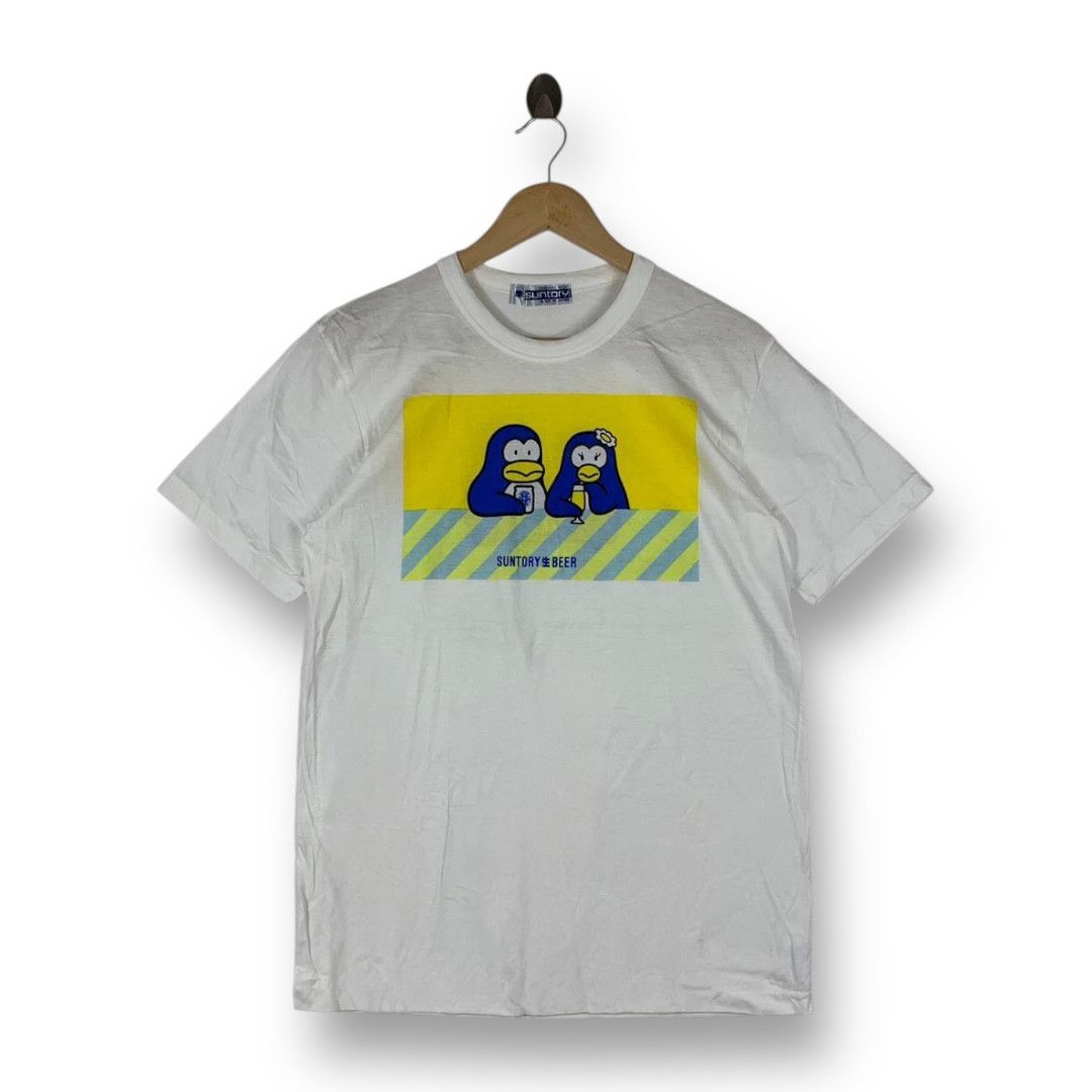 Other Vintage 80s Suntory Beer Penguin Double Side Graphic Tee Size US S / EU 44-46 / 1 - 1 Thumbnail