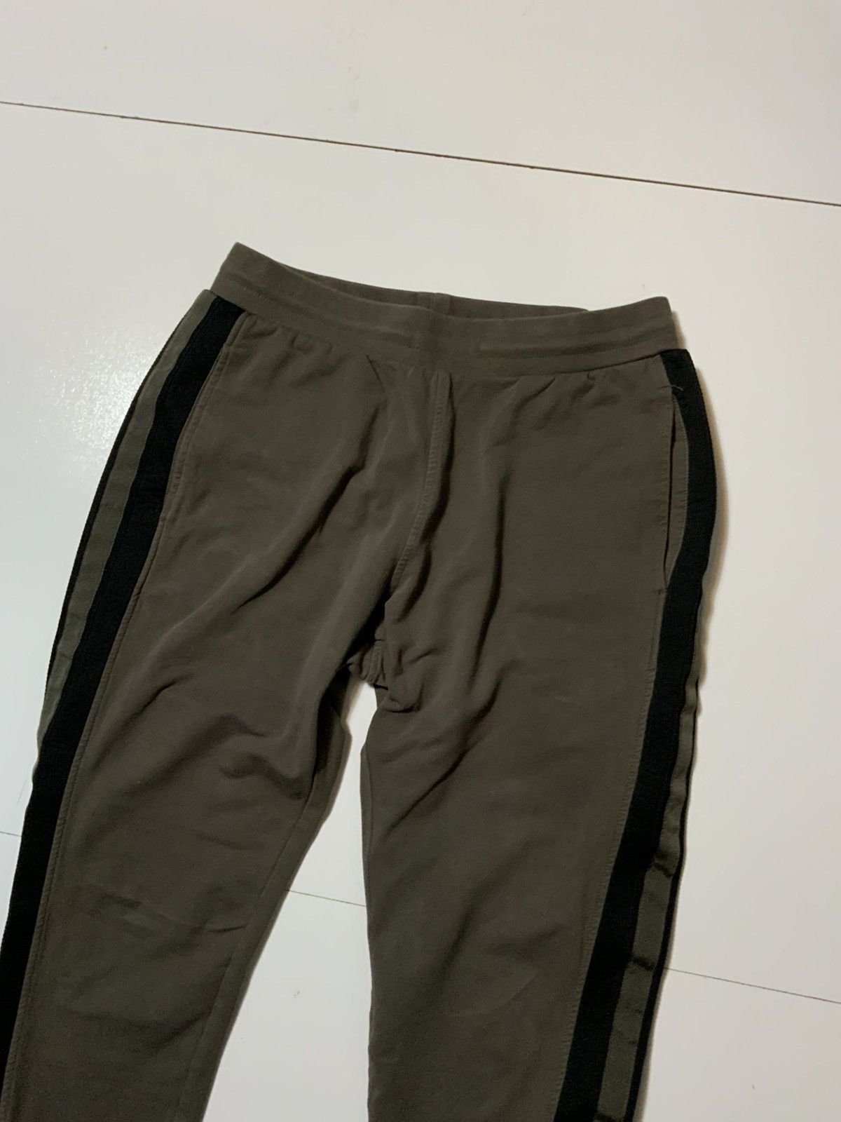 Antony Morato Antony Morato Olive Striped Slim Jogger Track Sweat Pants Size US 34 / EU 50 - 5 Thumbnail