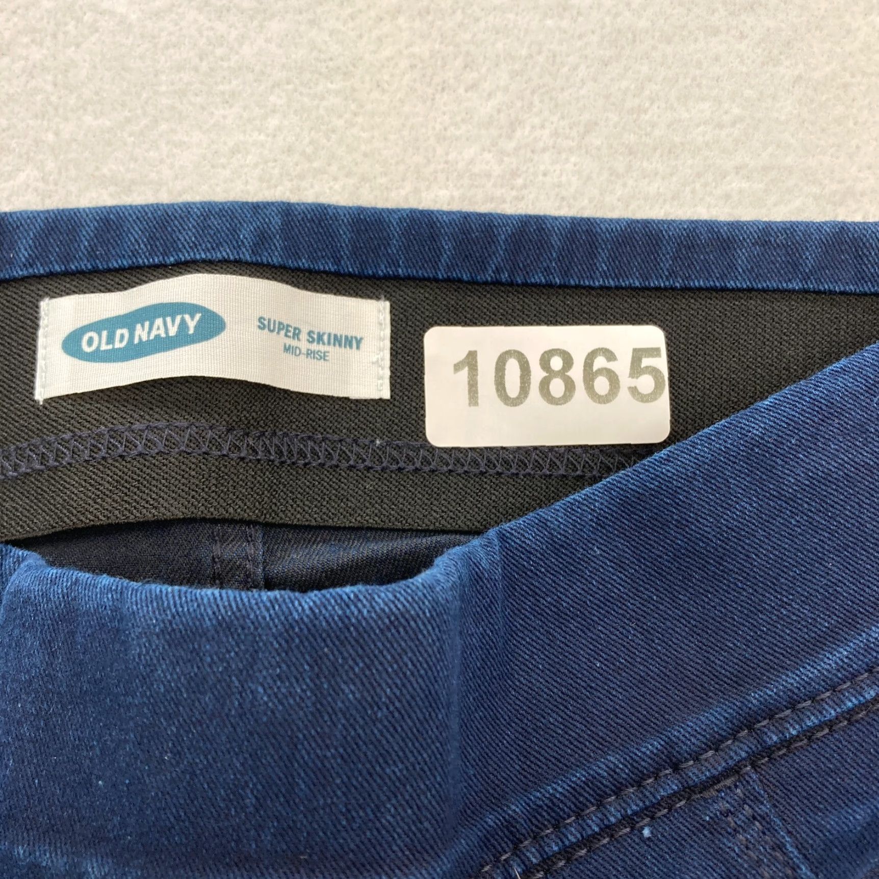 Old Navy VINTAGE Old Navy Jeans Women's 6 Pull On Super Skinny Mid Rise Dark Wash Blue Denim NWT Size 28" / US 6 / IT 42 - 4 Thumbnail