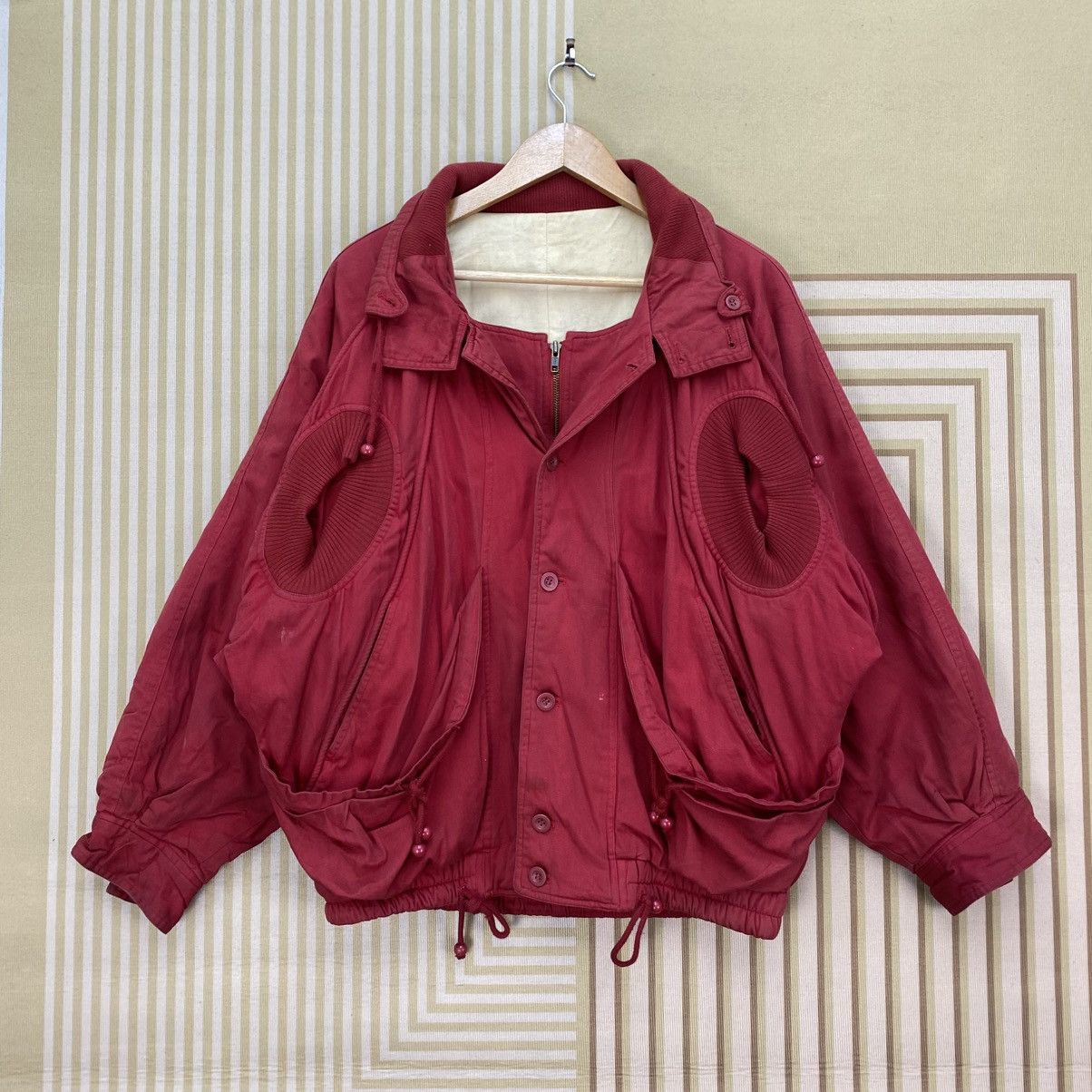 Issey Miyake 🐐Issey Miyake inspired Unique Bomber Jacket Armhole Size US L / EU 52-54 / 3 - 1 Thumbnail