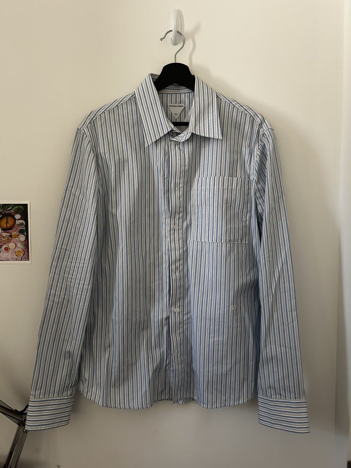 Bottega Veneta Bottega Veneta Striped Shirt Size US S / EU 44-46 / 1 - 1 Thumbnail