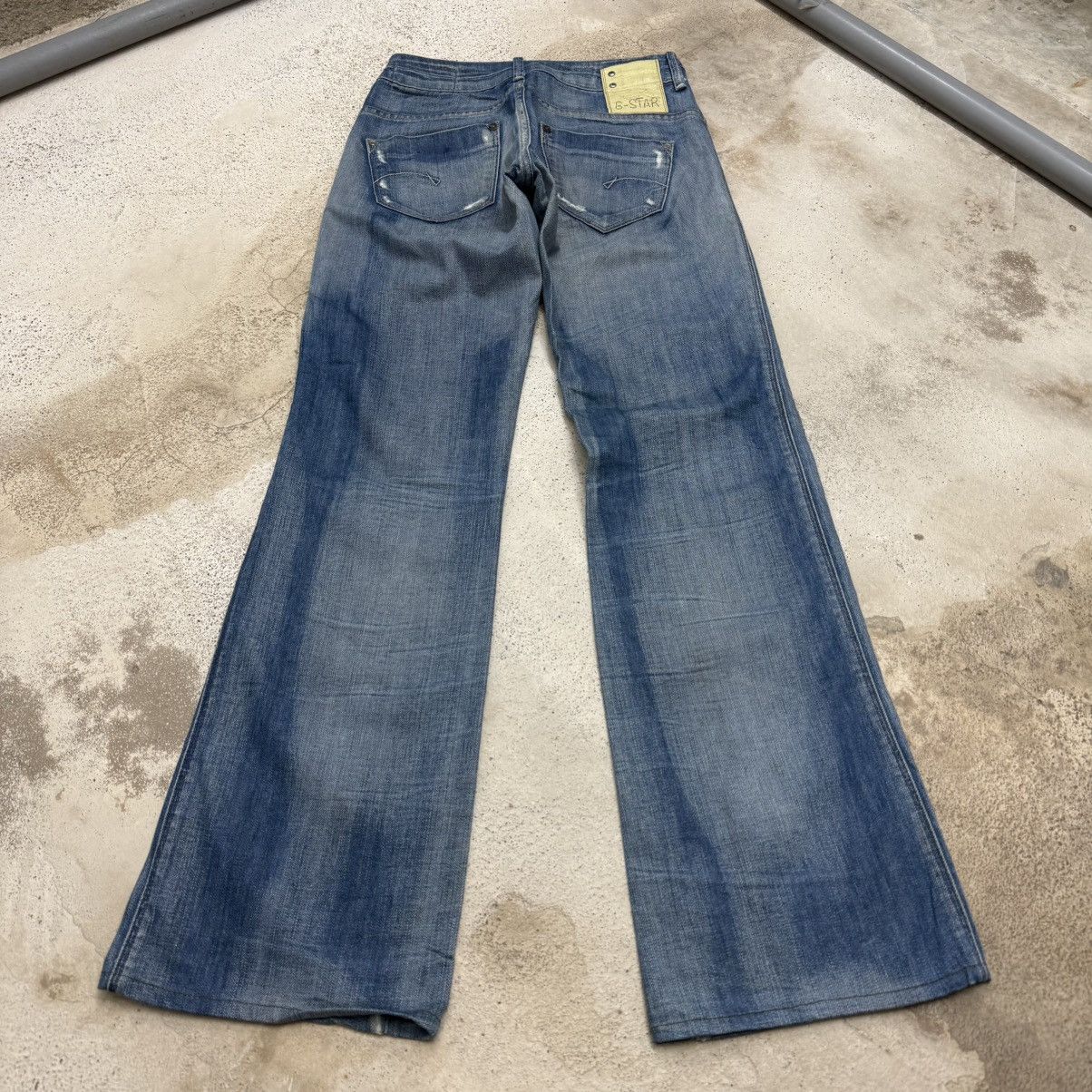 G-Star G-Star Raw Two Tone Defect Look Denim Pants Size 24" / US 00 / IT 34 - 2 Thumbnail