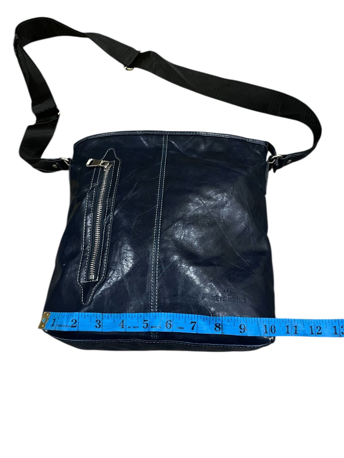Issey Miyake SACS for TETE HOMME by ISSEY MIYAKE LEATHER CROSS BODY BAG Size ONE SIZE - 18 Thumbnail