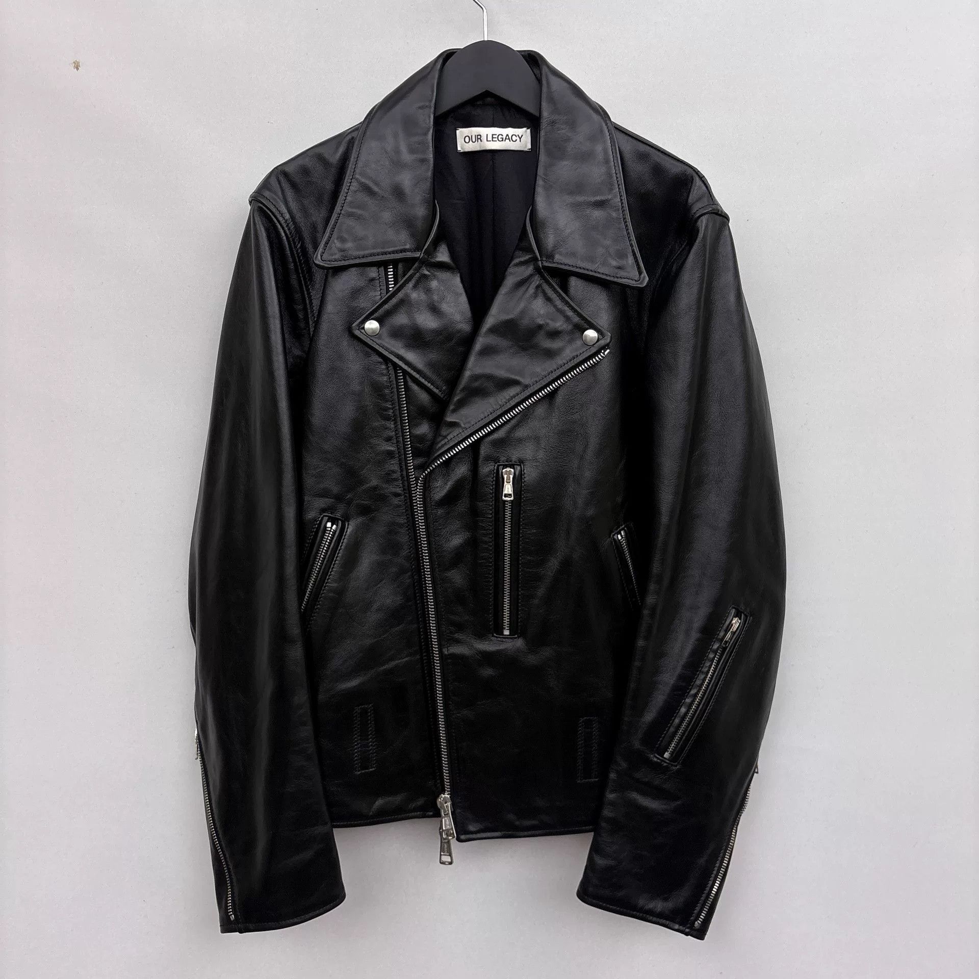 Our Legacy × Stussy Our legacy workshop x Stussy black leather