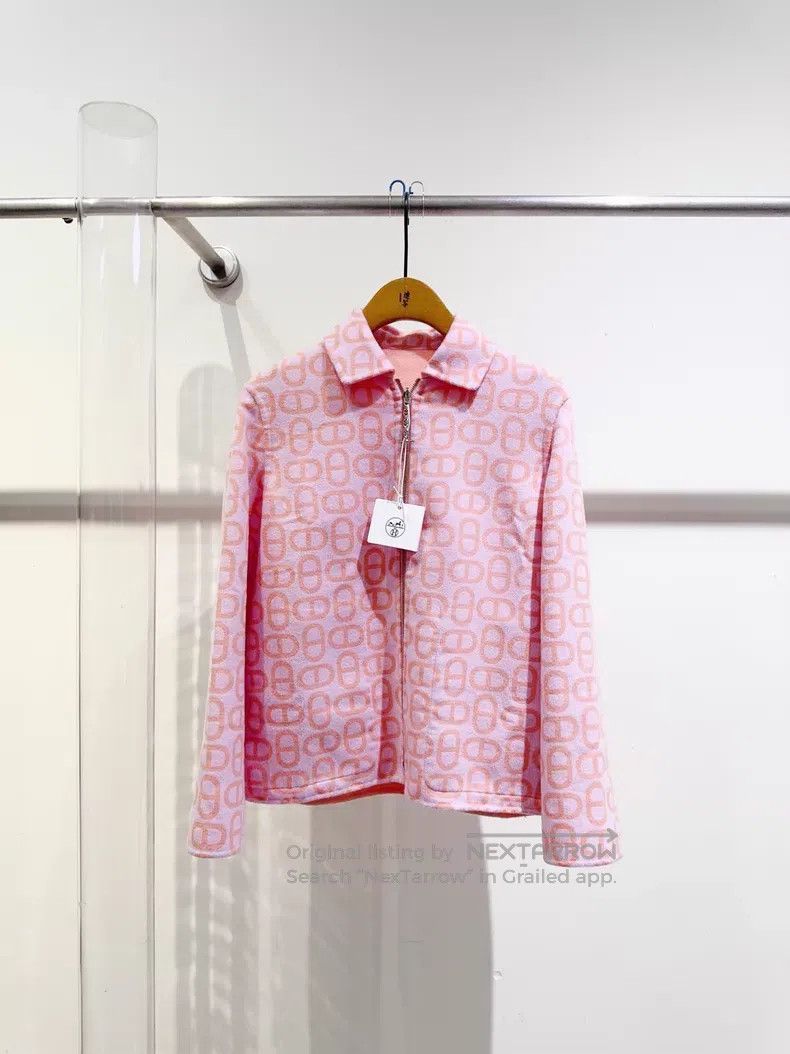 Hermes Hermes Pink Pig Nose Jacket Size XS / US 0-2 / IT 36-38 - 1 Thumbnail