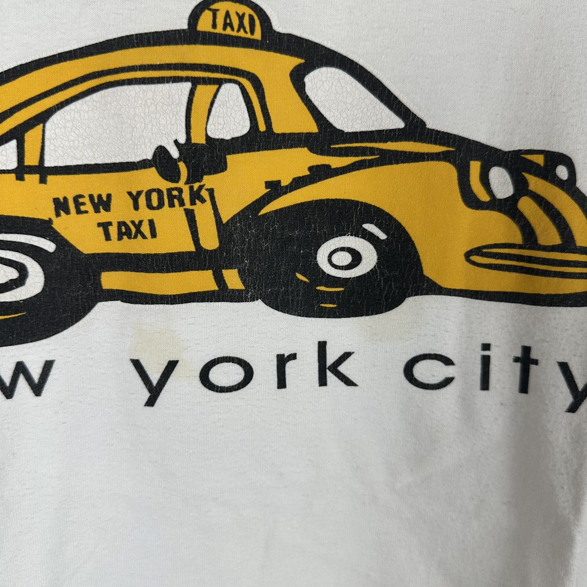 Gildan × Vintage Vintage 2000s New York City Cab Taxi Pop Art XL T-shirt Size US XL / EU 56 / 4 - 4 Thumbnail