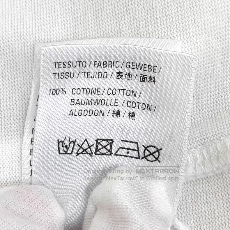Balenciaga Balenciaga White Logo Letter Crew Neck Short Sleeve T-Shir Size US XS / EU 42 / 0 - 7 Thumbnail