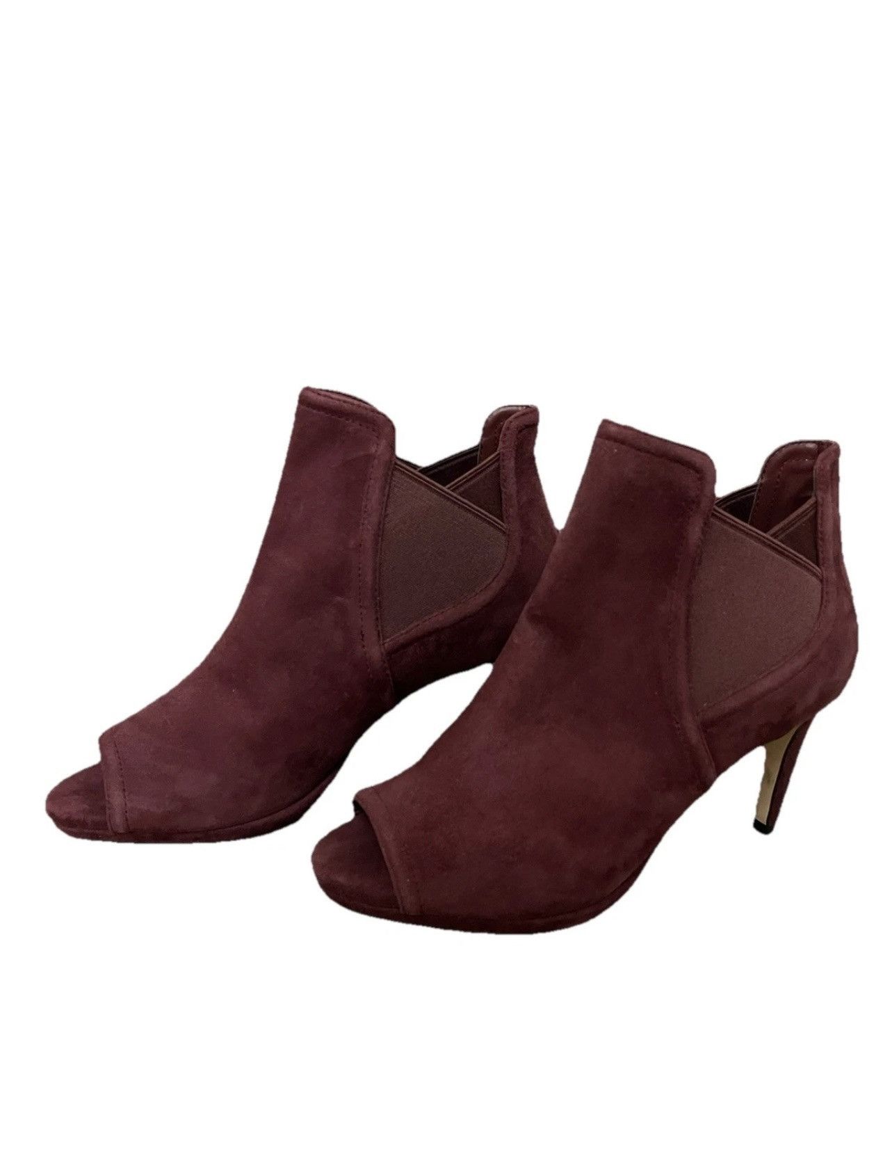 Cole Haan COLE HAAN JONES CORODOVAN SUEDE PEEP TOE BOOTIES US Size 6 Size US 6 / IT 36 - 4 Thumbnail
