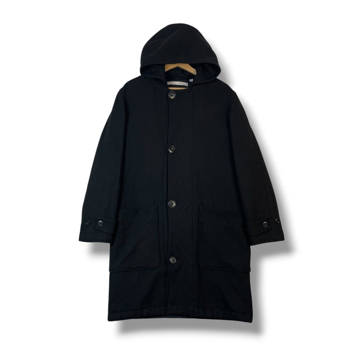 Christophe Lemaire 🇯🇵 UNIQLO & LEMAIRE WOOL LONG HEAVY COAT JACKET Size US M / EU 48-50 / 2 - 1 Thumbnail