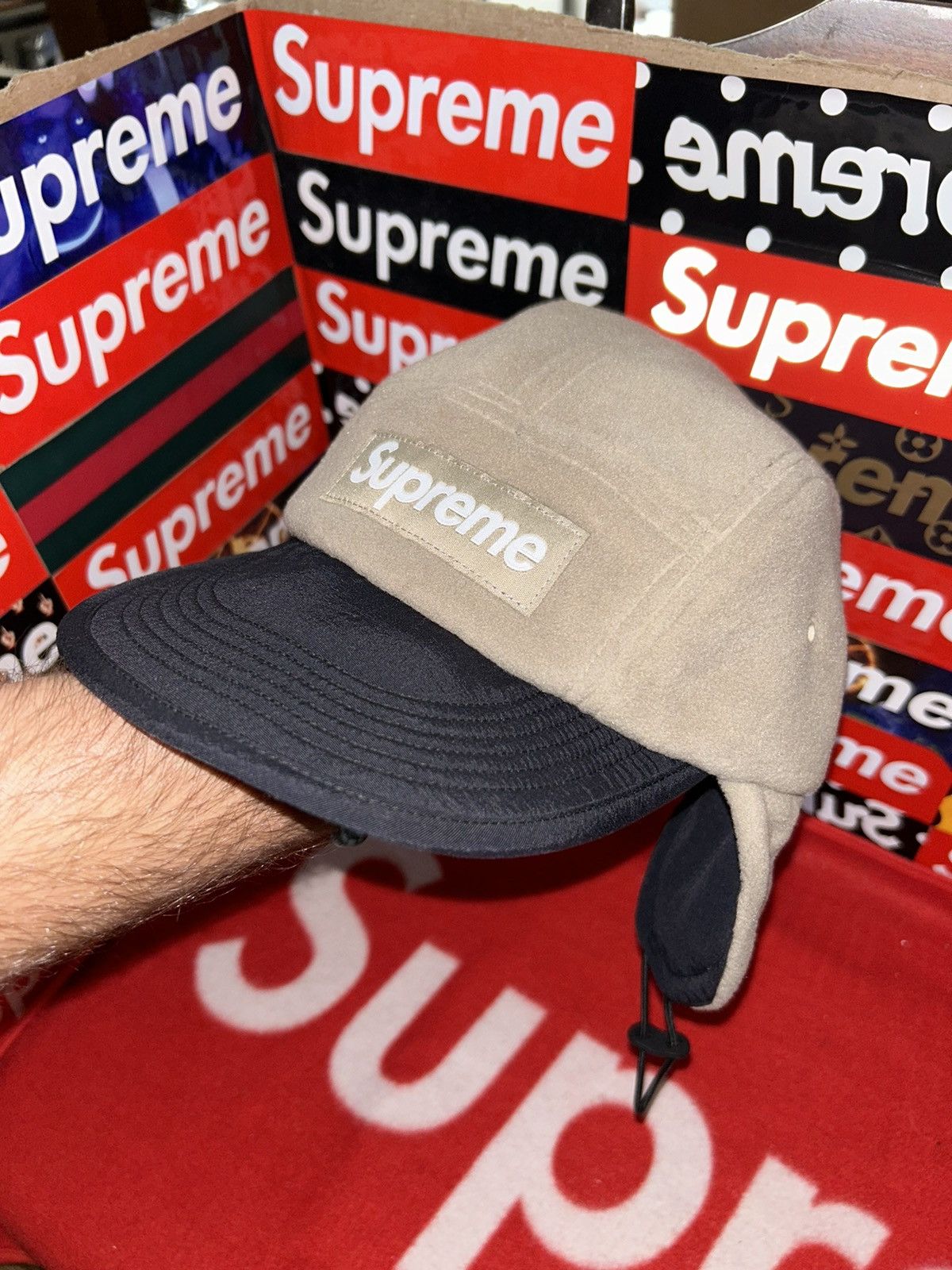Supreme Supreme Polartec Earflap Camp Cap FW24 NEW Size ONE SIZE - 9 Thumbnail