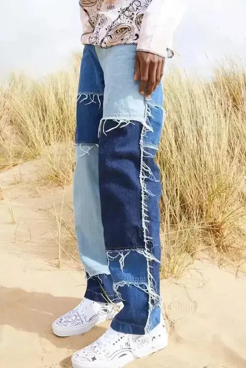 VIBE Patchwork streetwear pants Size US 30 / EU 46 - 3 Thumbnail