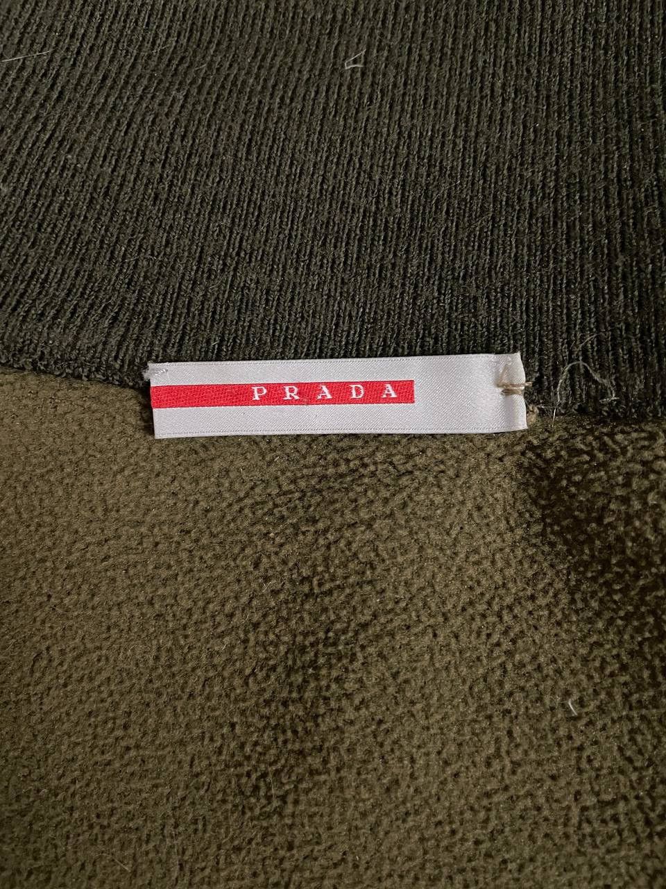 Prada Prada Fleece Sweater Khaki Zip Size US XXL / EU 58 / 5 - 11 Thumbnail