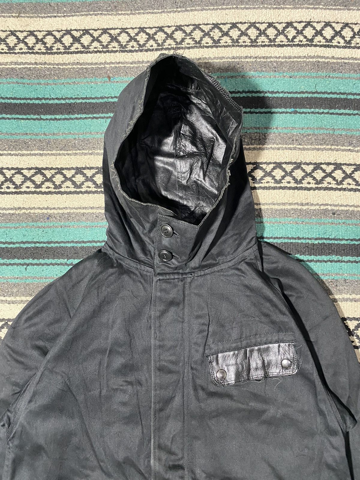 Diet Butcher Slim Skin AW2015 "Feather to Snow" Sheep Leather Parka Size US M / EU 48-50 / 2 - 2 Thumbnail