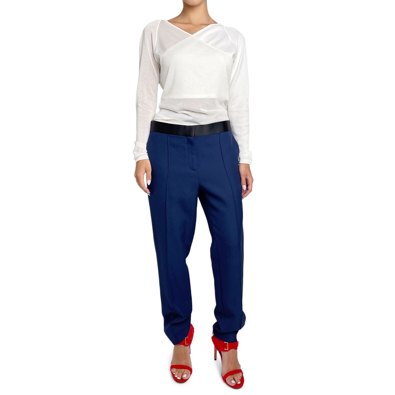 Dion Lee White Long Sleeve Wrap Top Size M / US 6-8 / IT 42-44 - 2 Thumbnail