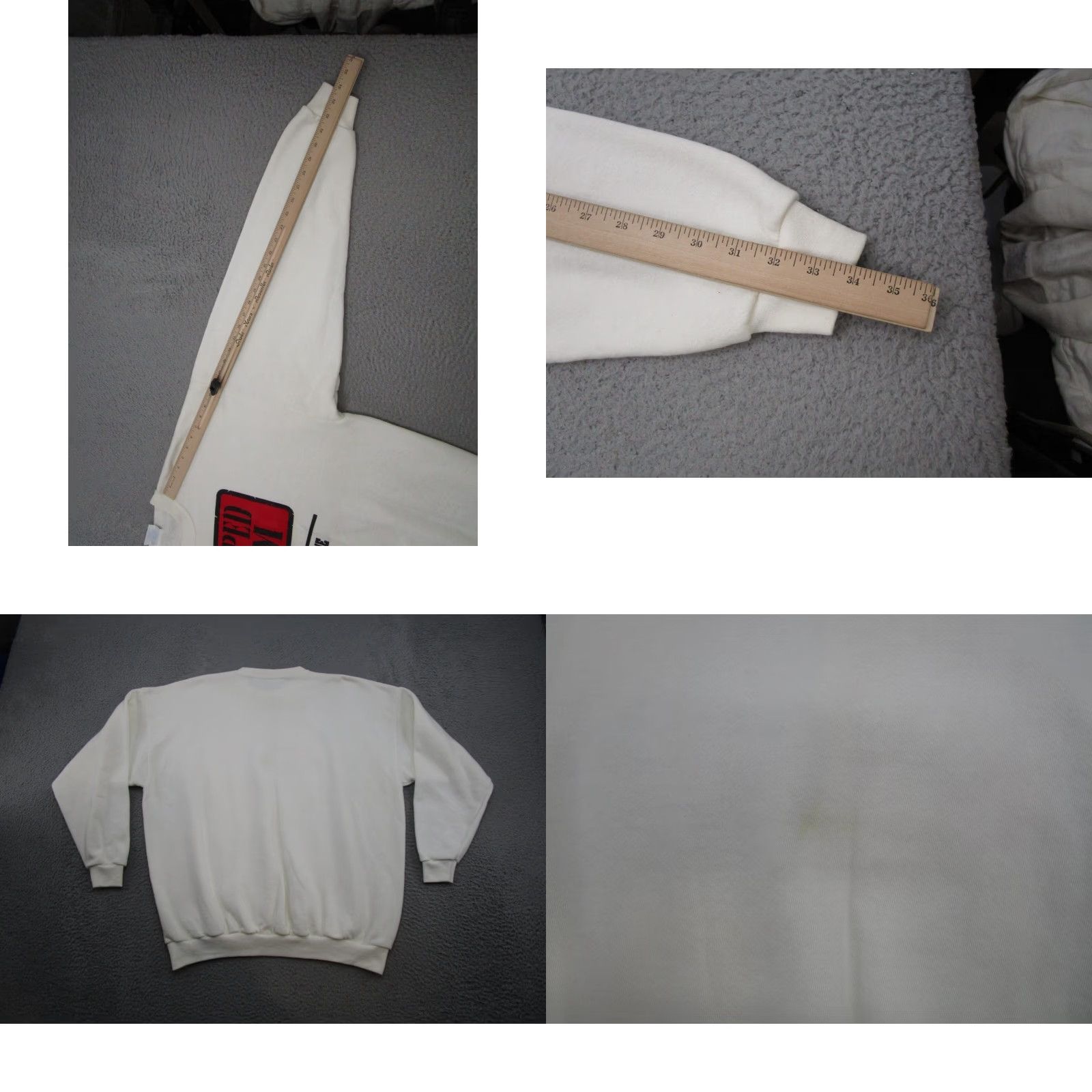 Vintage VINTAGE 90s Escaped Mom Sweatshirt Women's Adult Size 3XL White Hooded Pullover All Seasons Size XXL / US 16-18 / IT 52-54 - 8 Thumbnail