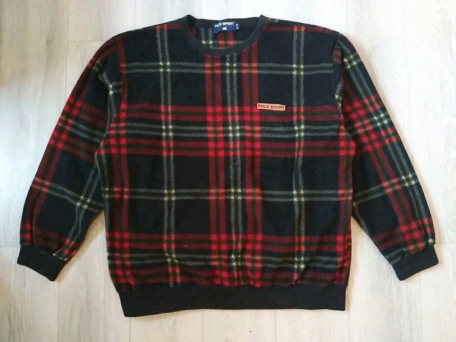 Polo Ralph Lauren Polo Sport Ralph Lauren Tartan Sweater Pullover Crew Size US XL / EU 56 / 4 - 2 Thumbnail