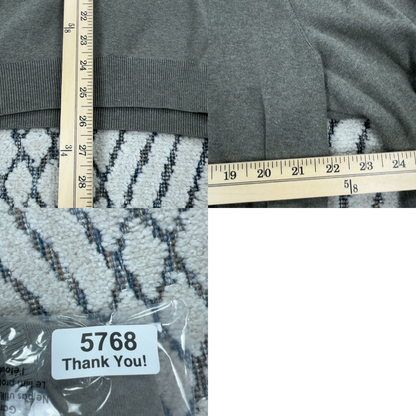Polo Ralph Lauren VINTAGE Polo Ralph Lauren Sweater Shirt XL Gray Striped Knit Pullover Men XL Gray Polo Logo 90s Theme Mens Size US XL / EU 56 / 4 - 8 Thumbnail