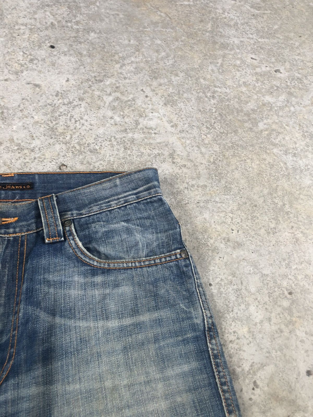 Nudie Jeans Nudie Distressed Jeans Mud Wash Size US 30 / EU 46 - 14 Thumbnail