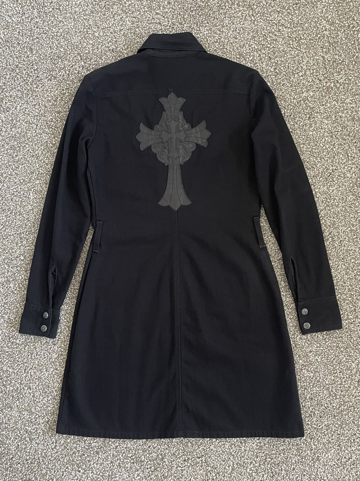 Chrome Hearts Chrome Hearts 1/1 Cross Patched Denim Coat Size L / US 10 / IT 46 - 1 Thumbnail