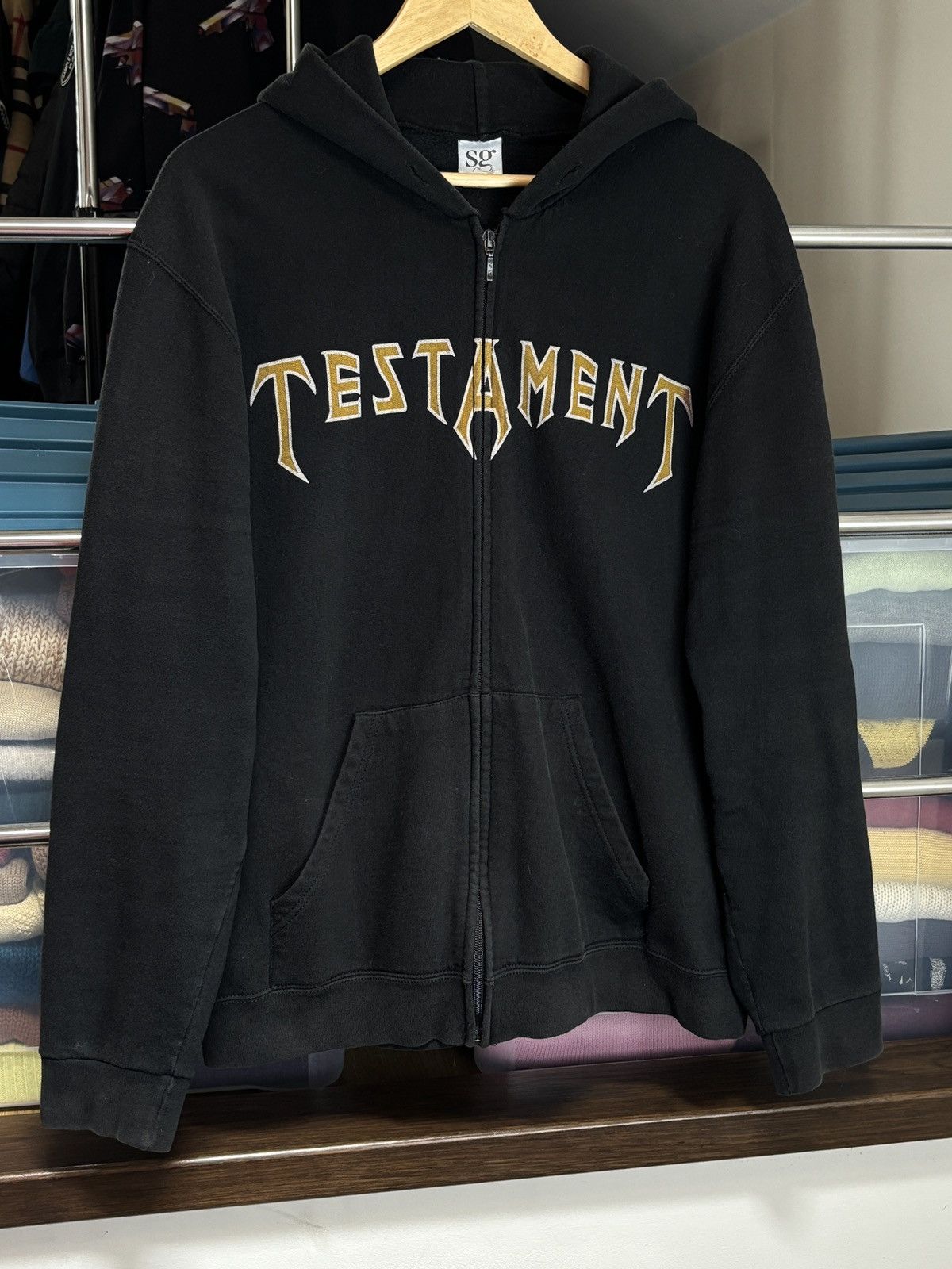 Band Tees Testament Vintage Band Zip Hoodie Dark Roots Of Earth Size US XL / EU 56 / 4 - 5 Thumbnail