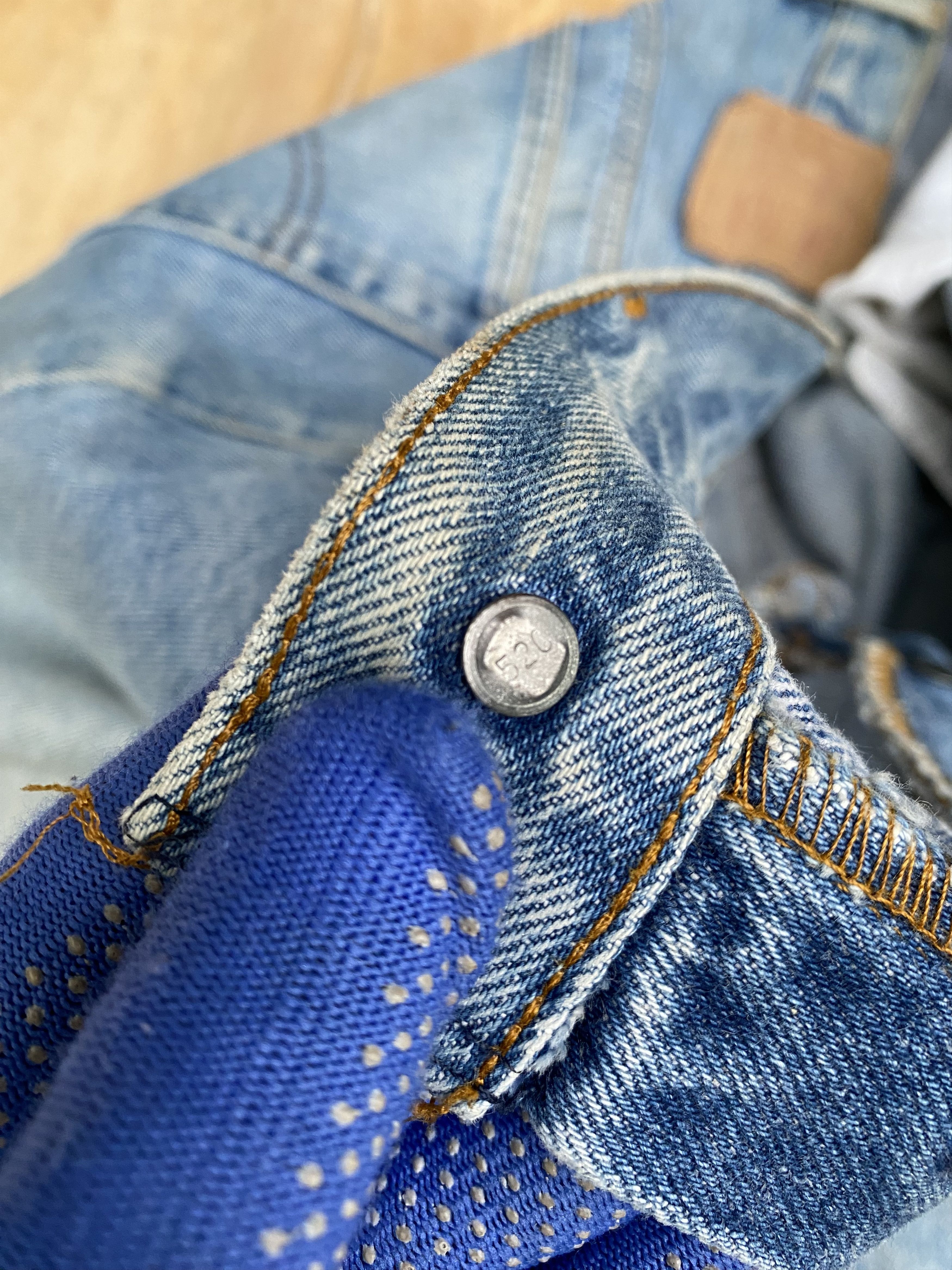 Levi's × Vintage Vintage 70s Levis 501 Single R Distressed dirty stonewash Size US 32 / EU 48 - 16 Thumbnail