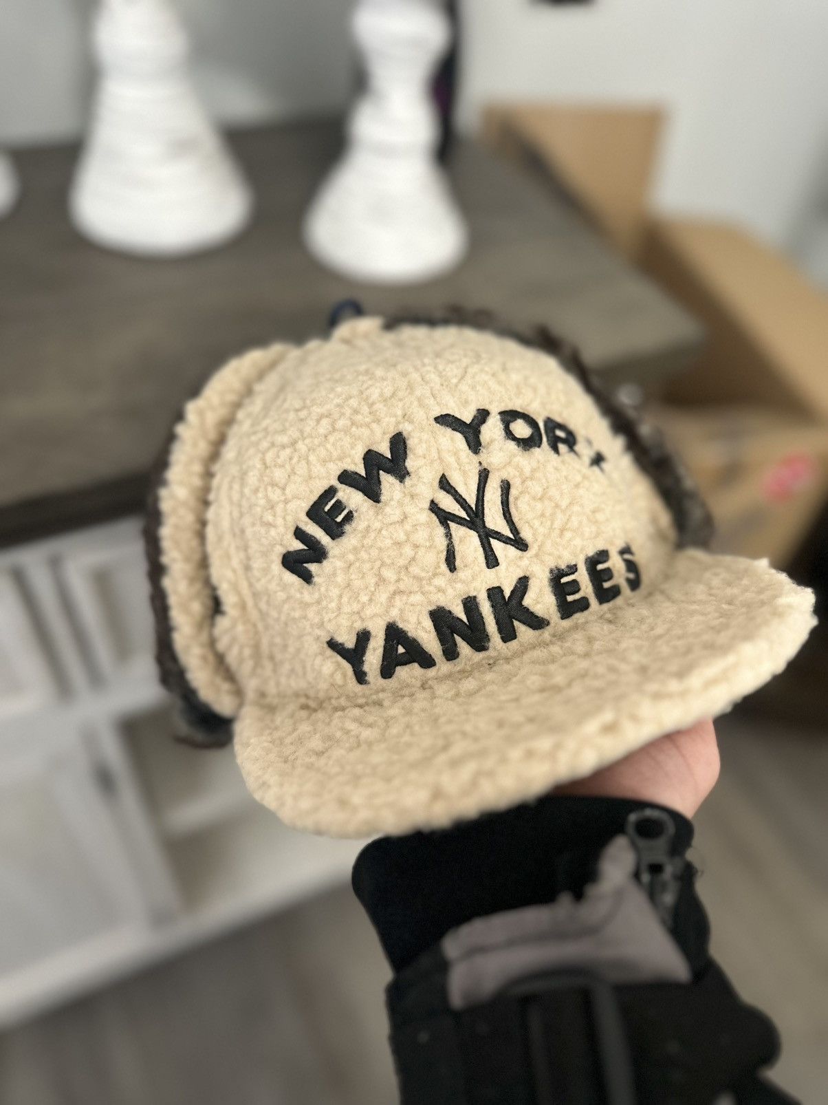 MyFitteds 7 1/4 Myfitteds New York Yankees Sherpa Dog Ear Size ONE SIZE - 5 Thumbnail