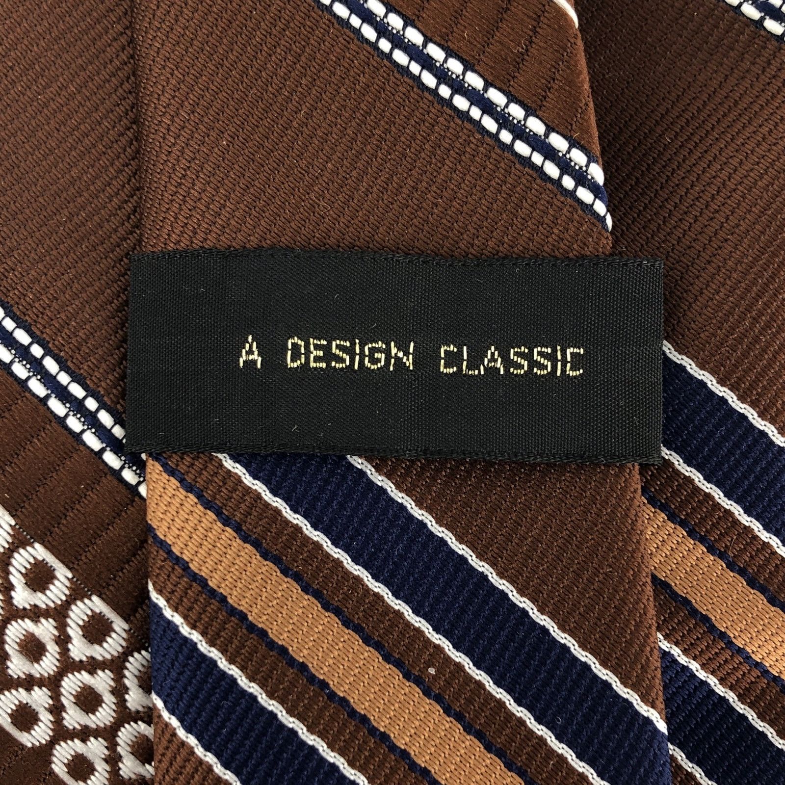 Vintage 70s wide striped neck tie 1970s vintage Size ONE SIZE - 4 Thumbnail