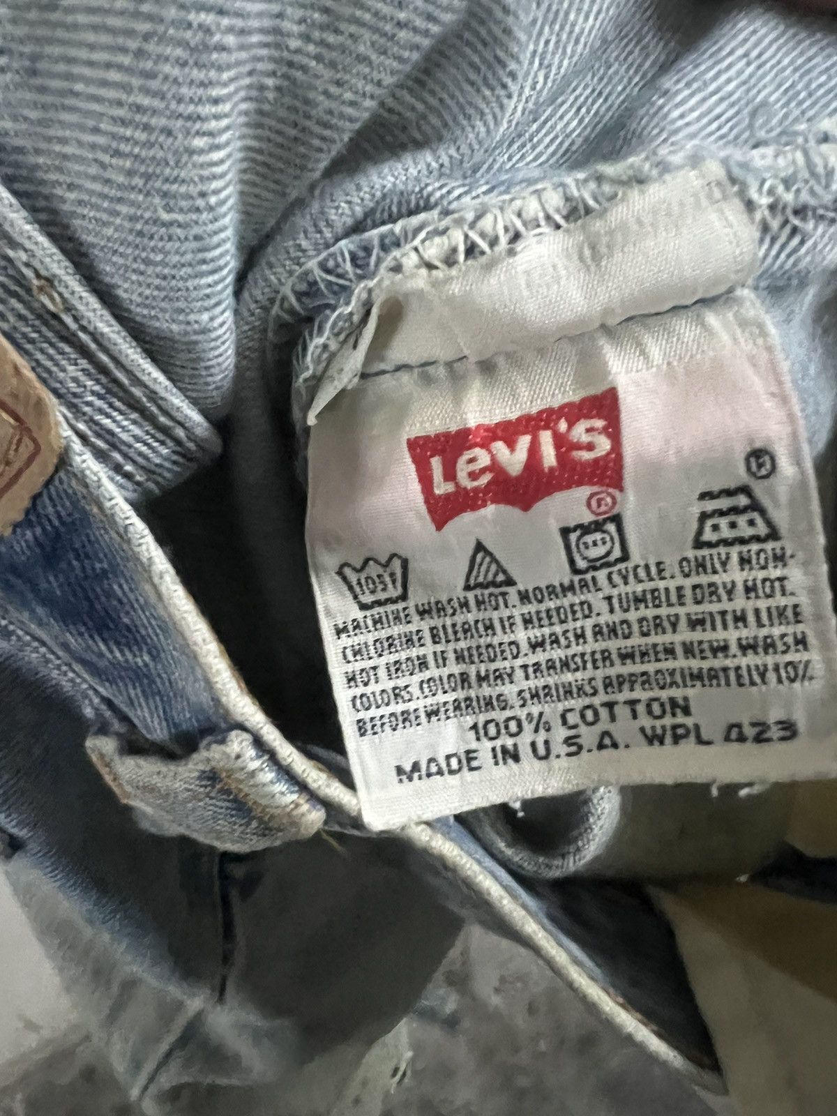 Japanese Brand THRASHED🔥VINTAGE LEVIS 501 KURT COBAIN DISTRESSED DENIM PANT Size US 35 - 12 Thumbnail