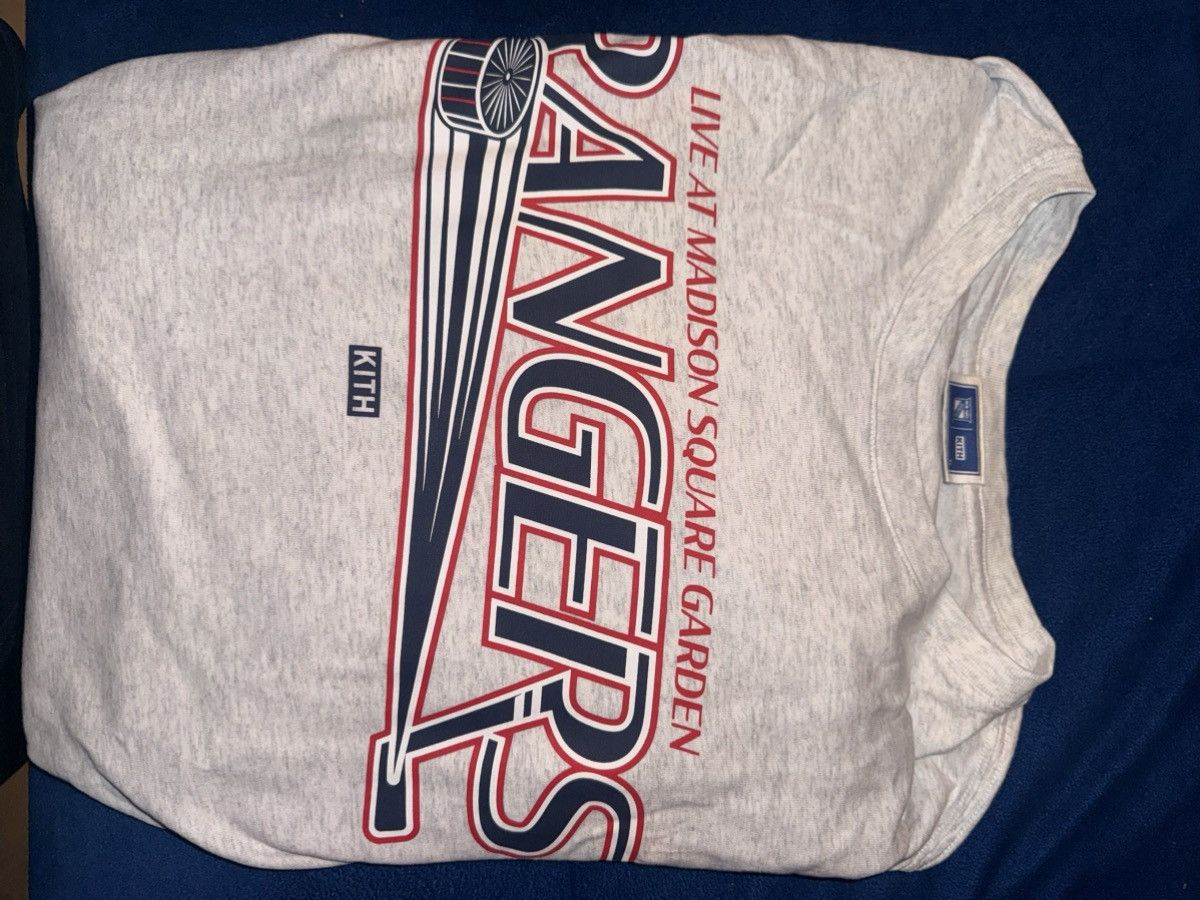 Kith Kith x New York Rangers MSG Puck Vintage T-Shirt Size XL Size US XL / EU 56 / 4 - 1 Thumbnail