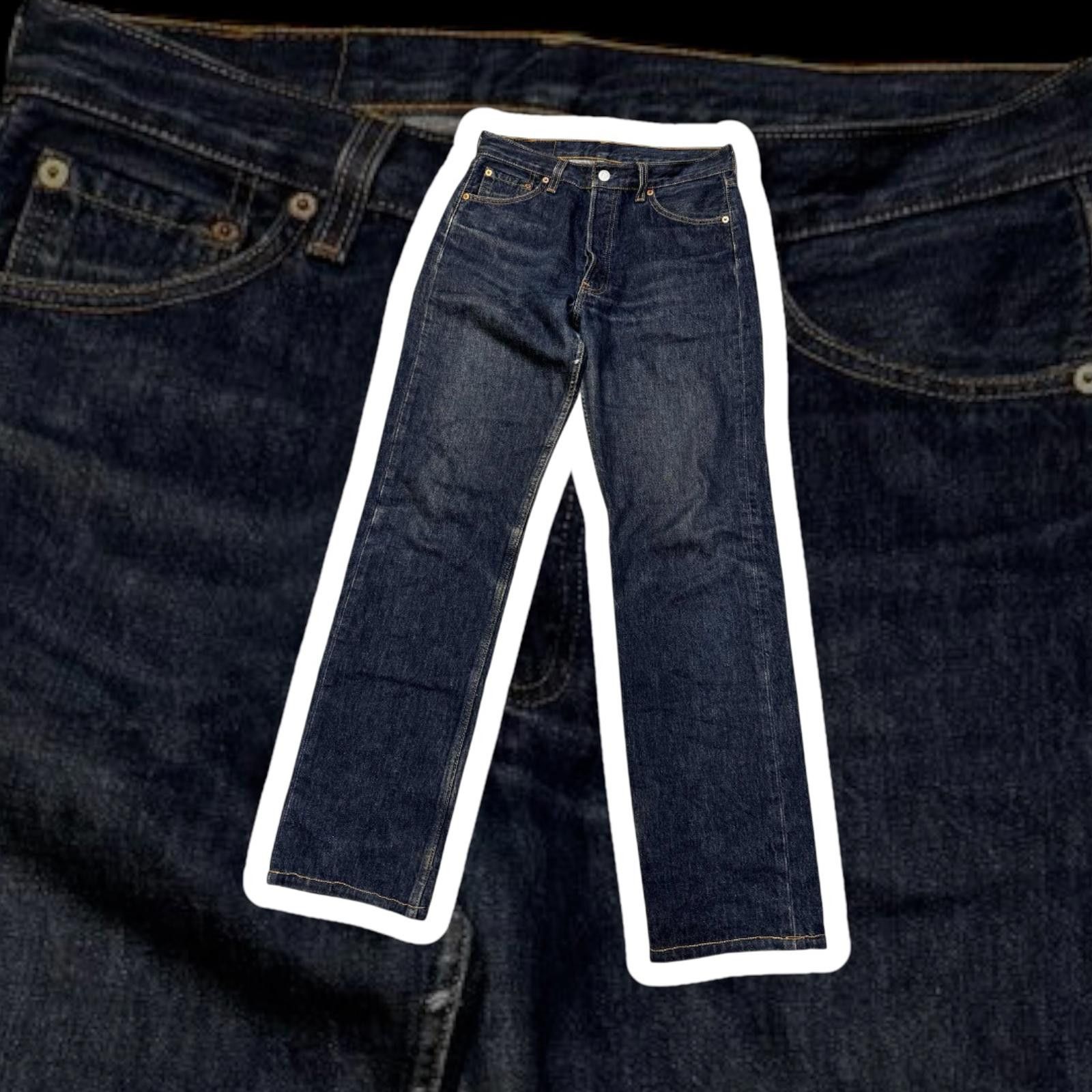 Designer Levi's 501 Men's Jeans W30 L34 Dark Wash Straight Leg Size US 30 / EU 46 - 1 Thumbnail