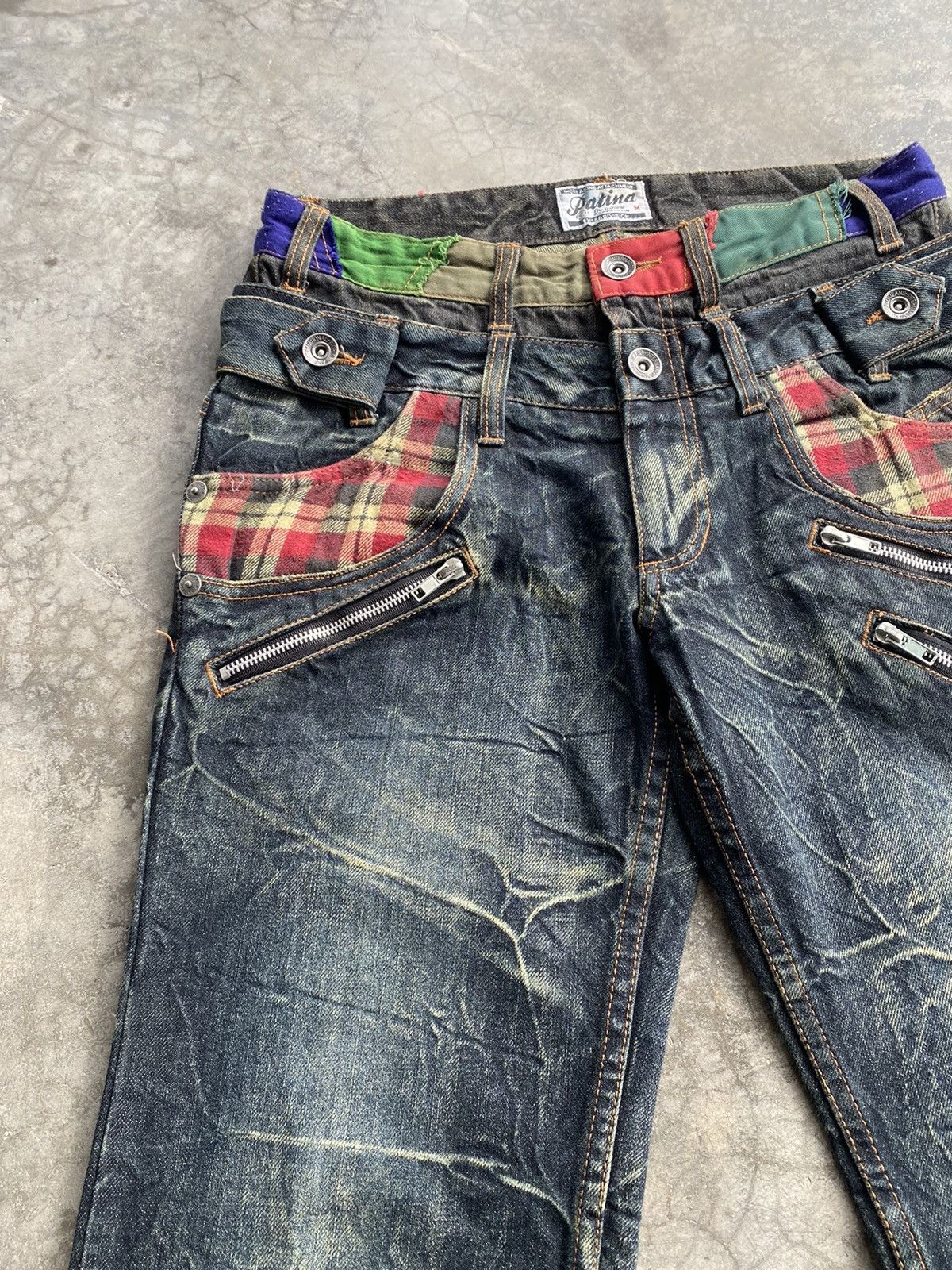 Tornado Mart Japanese Patina Bondage Mud Rusty Lightning Distressed Jeans Size US 30 / EU 46 - 16 Thumbnail