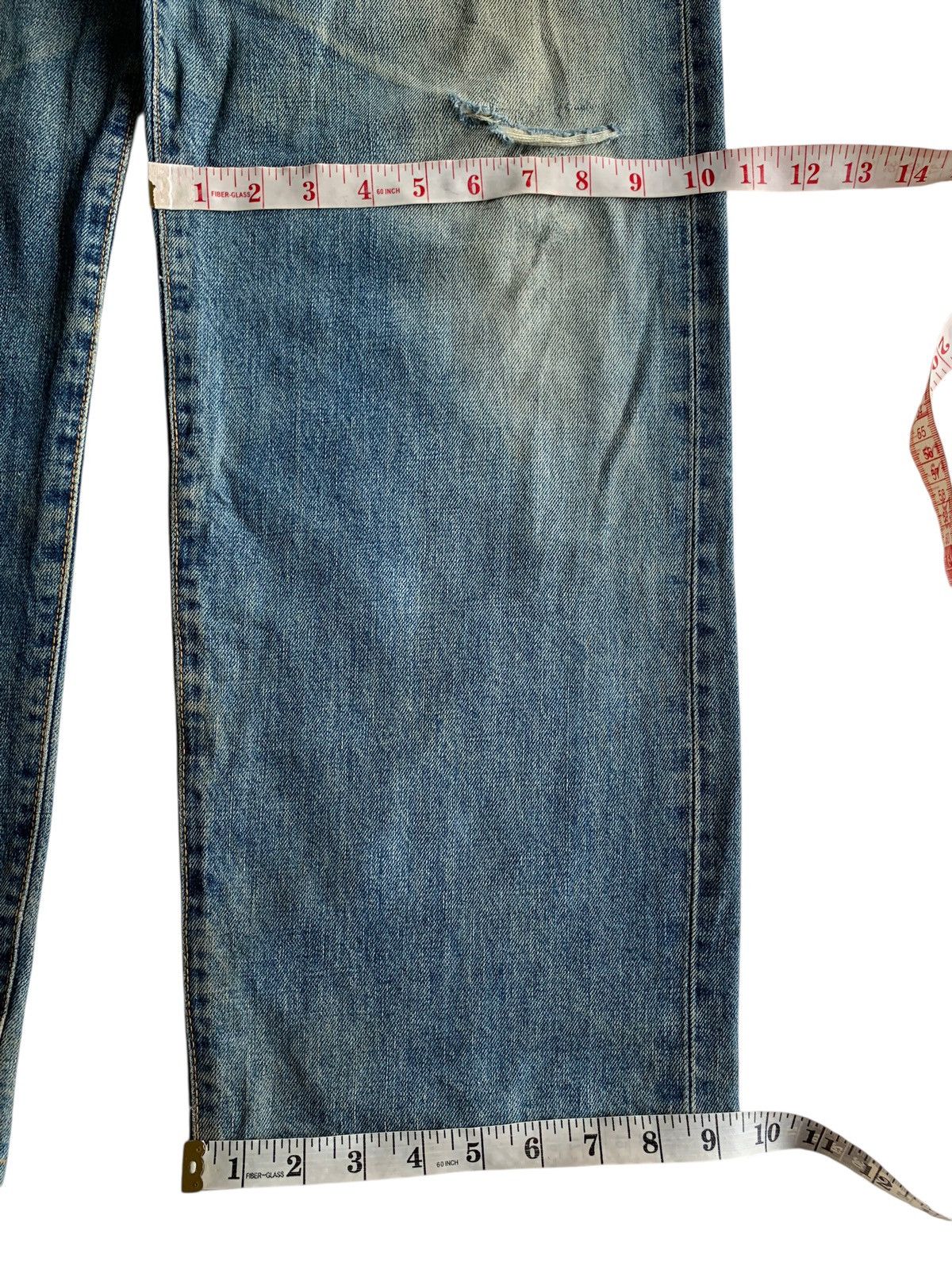 Other VINTAGE EDWIN 505X RUSTY SELVEDGE JAPANESE DISTRESSED DENIM Size US 33 - 19 Thumbnail