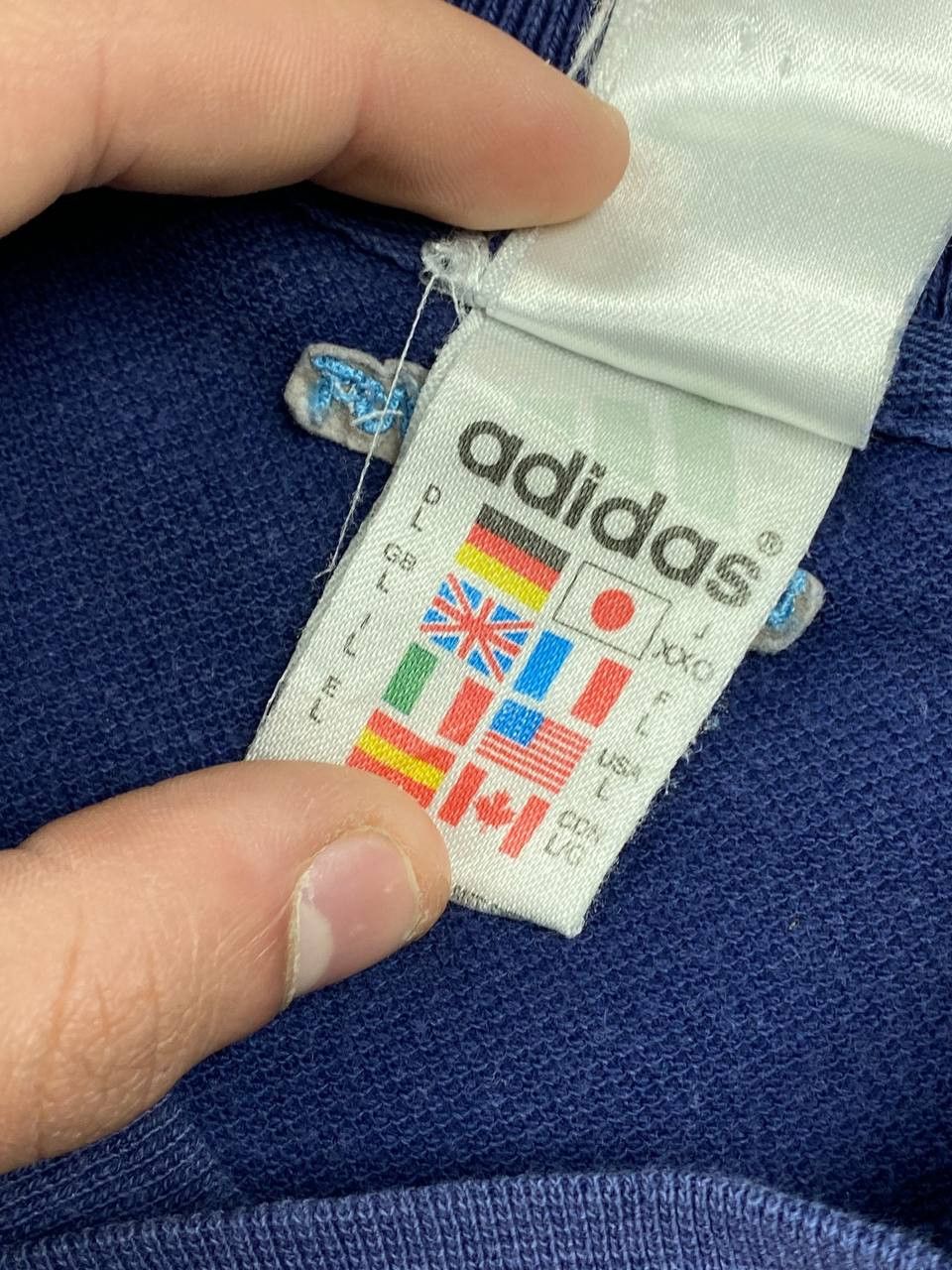 Adidas Adidas Olympique Marseille 2000 2001 Training Polo Shirt Size US L / EU 52-54 / 3 - 8 Thumbnail