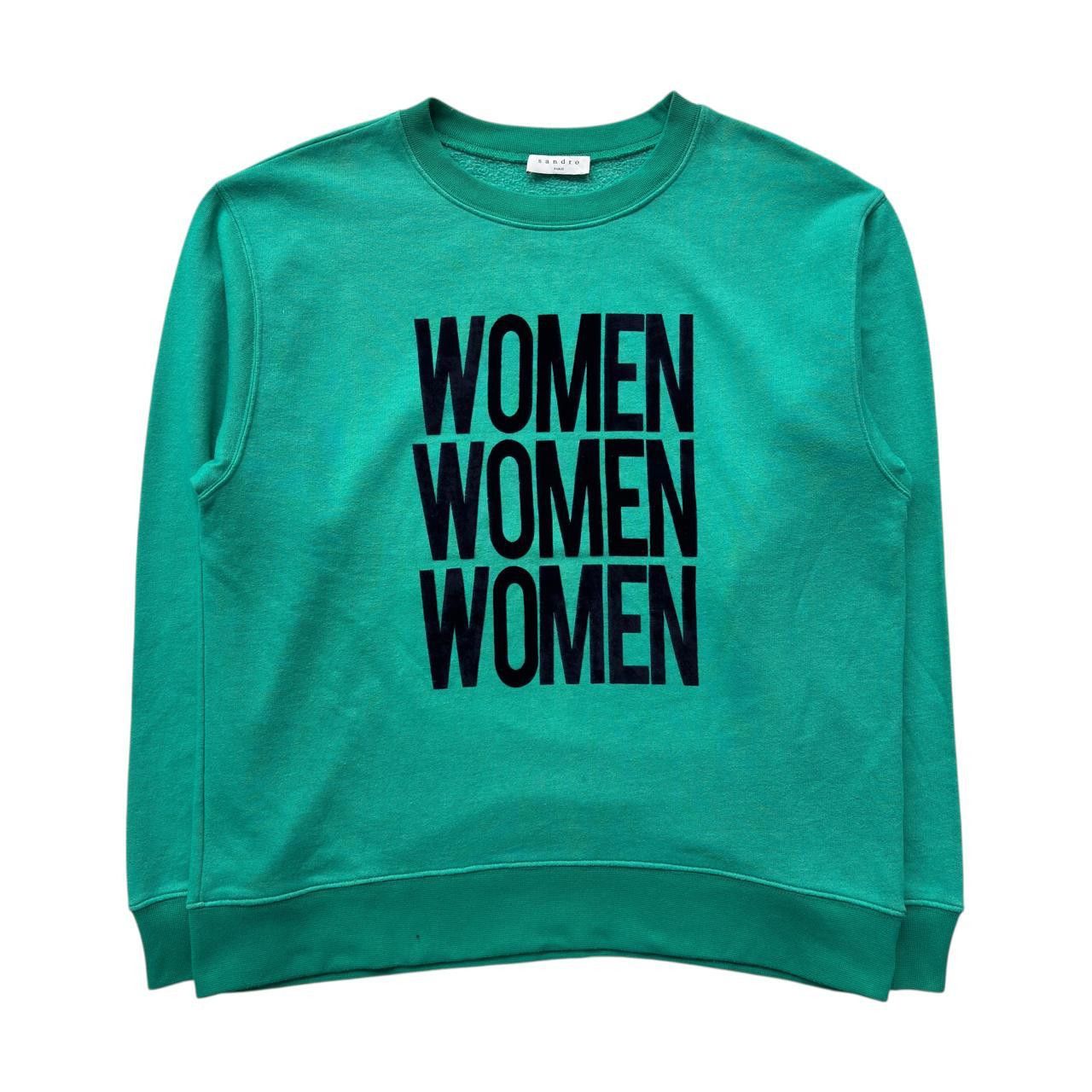 Sandro Sandro Tulipe Women Graphic Sweatshirt size 1 Paris Size ONE SIZE - 3 Thumbnail