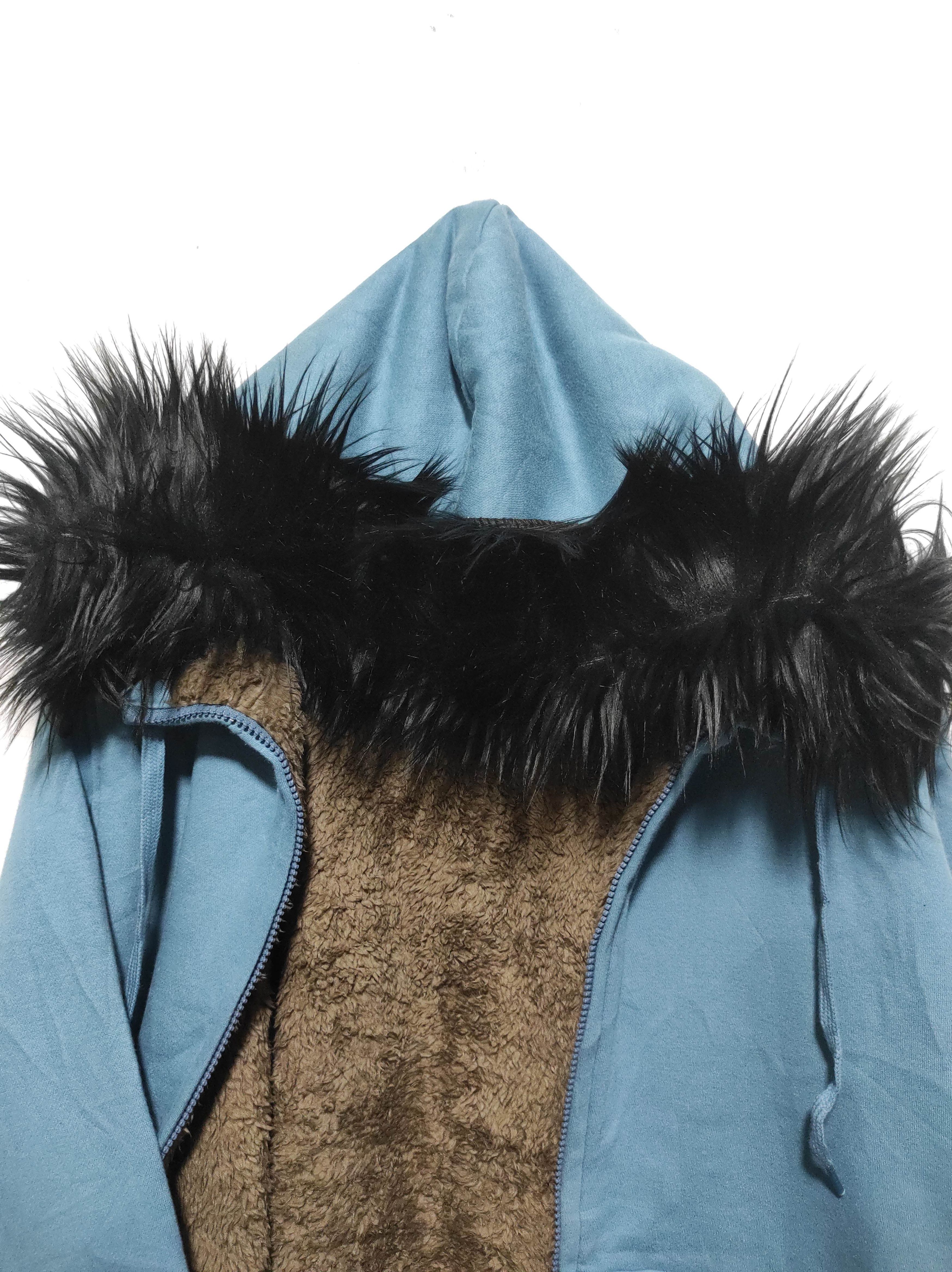 Uniqlo Uniqlo Sherpa Zip Fur Hoodie lgb style Size US L / EU 52-54 / 3 - 4 Thumbnail