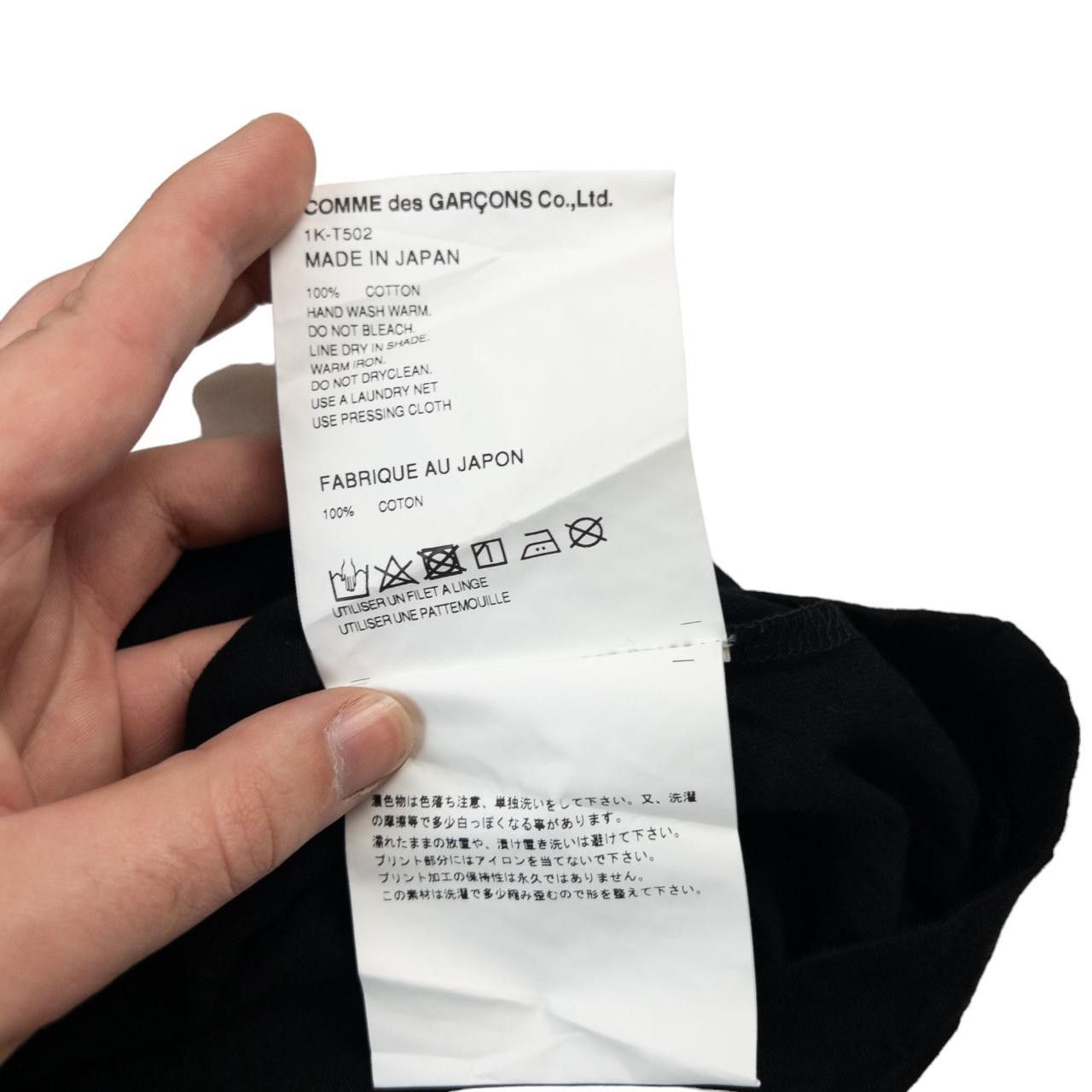 Comme des Garcons Black Vintage Comme Des Garçons BLACK Graphic T Shirt Size L Size US L / EU 52-54 / 3 - 5 Thumbnail
