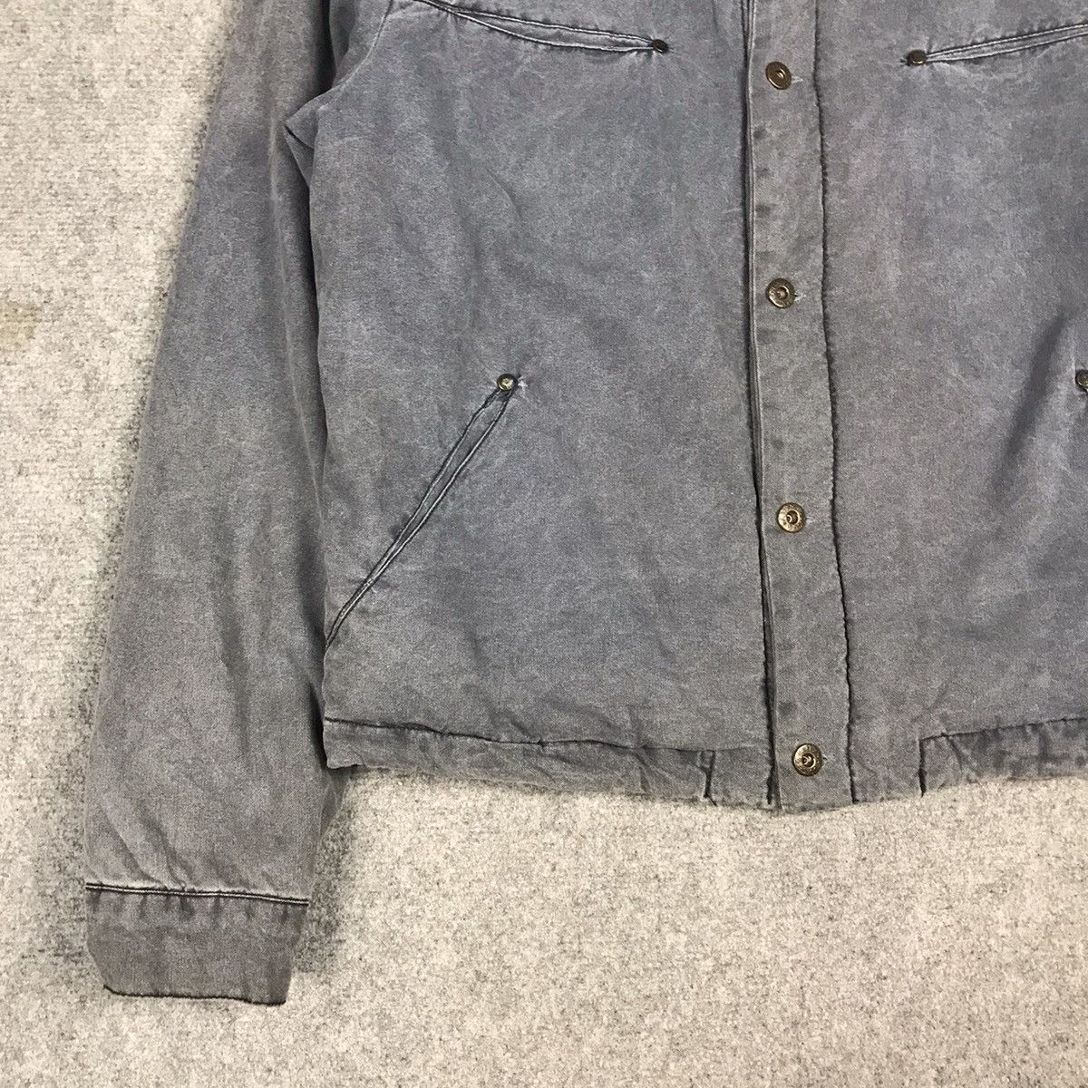 Dolce & Gabbana × Vintage OG DOLCE & GABBANA D&G GRAY BLUE SUN FADED BUTTON JACKET Size US M / EU 48-50 / 2 - 4 Thumbnail