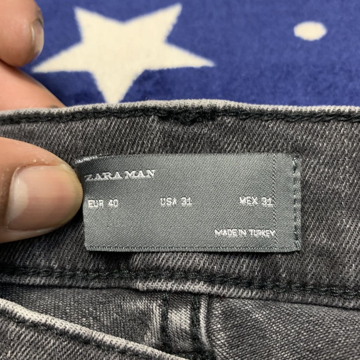 Zara ZARA MAN Rock Star Studded Biker Stretchable Denim Size US 28 / EU 44 - 12 Thumbnail