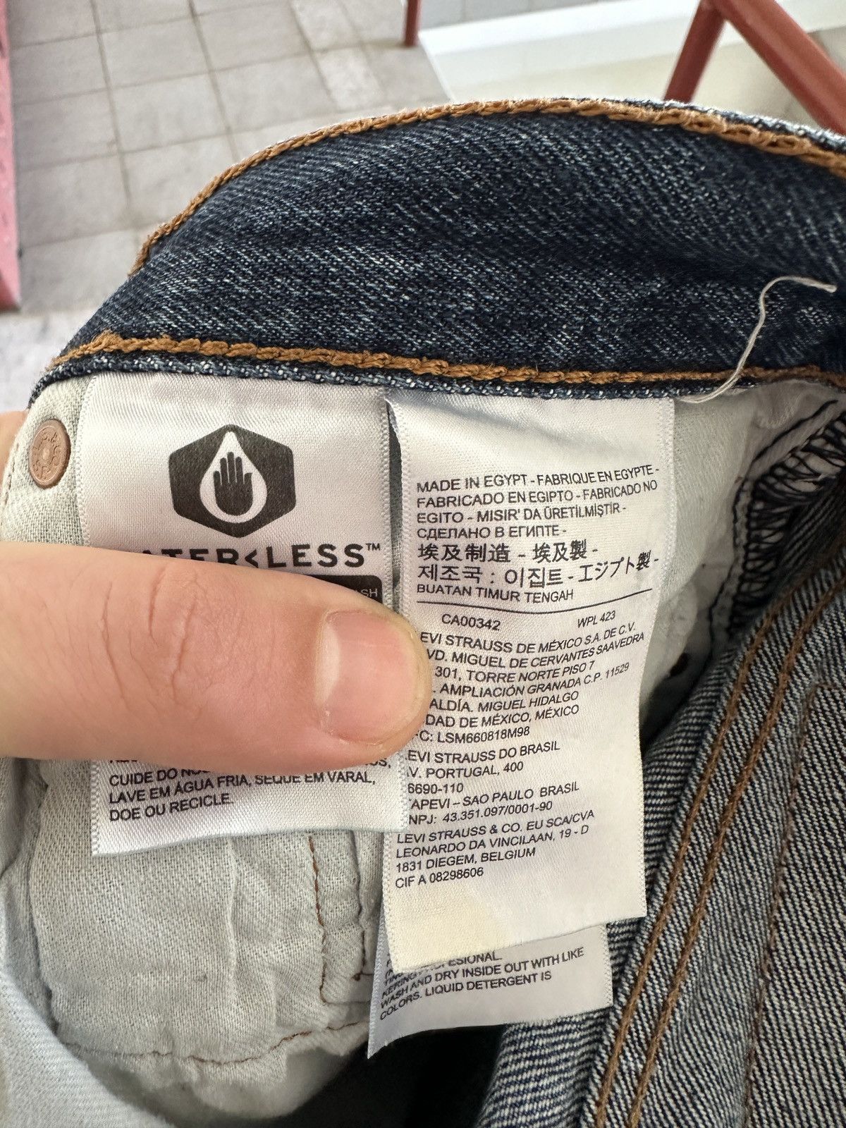 Levi's Levis 501 Blue Denim Jeans Size 32/32 Size US 32 / EU 48 - 7 Thumbnail