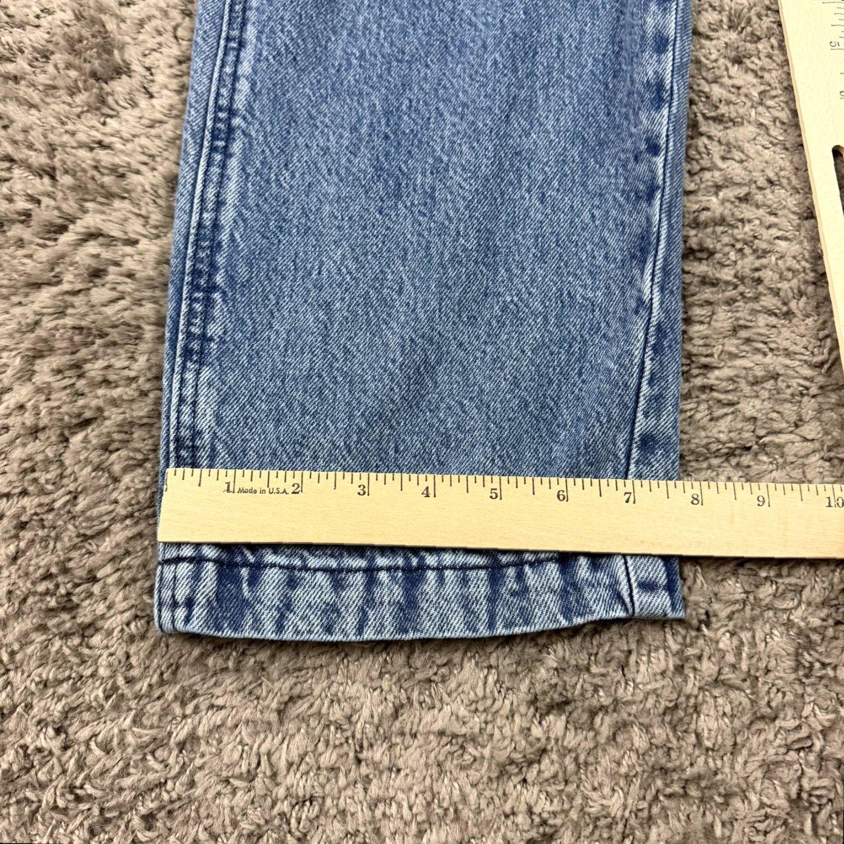 Levi's Levis Jeans Mens 31 28x29 Medium Wash 100% Cotton Denim Straight Size US 28 / EU 44 - 7 Thumbnail
