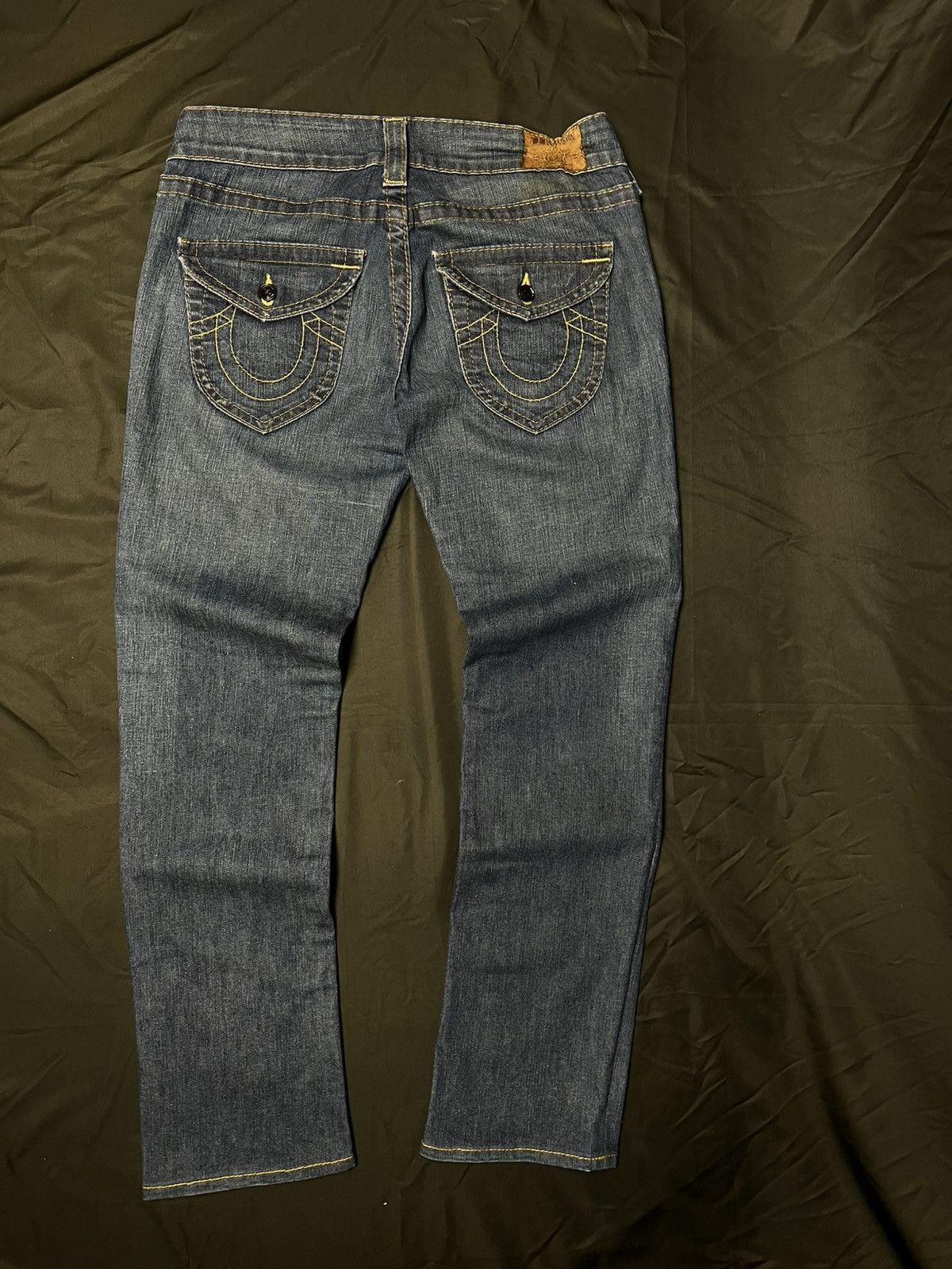 True Religion USA Vintage True Religion Slim Straight Jeans Dark Wash Size US 28 / EU 44 - 2 Thumbnail