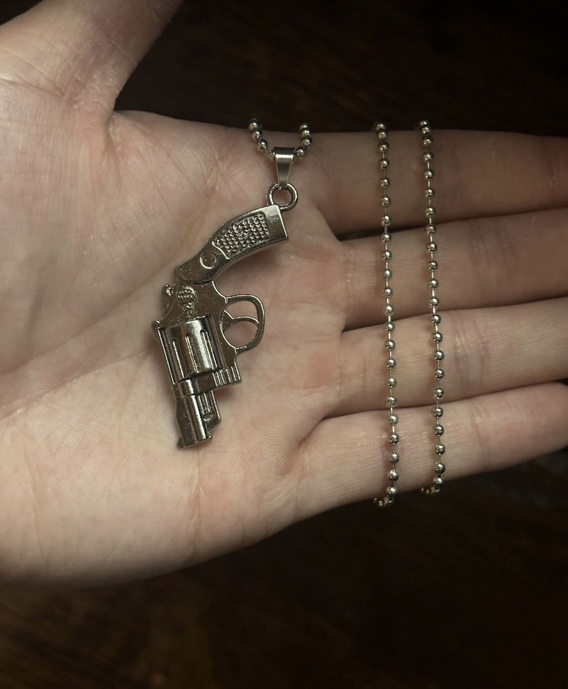 Japanese Brand Pistol Shooter Pendant Necklace Size ONE SIZE - 1 Thumbnail