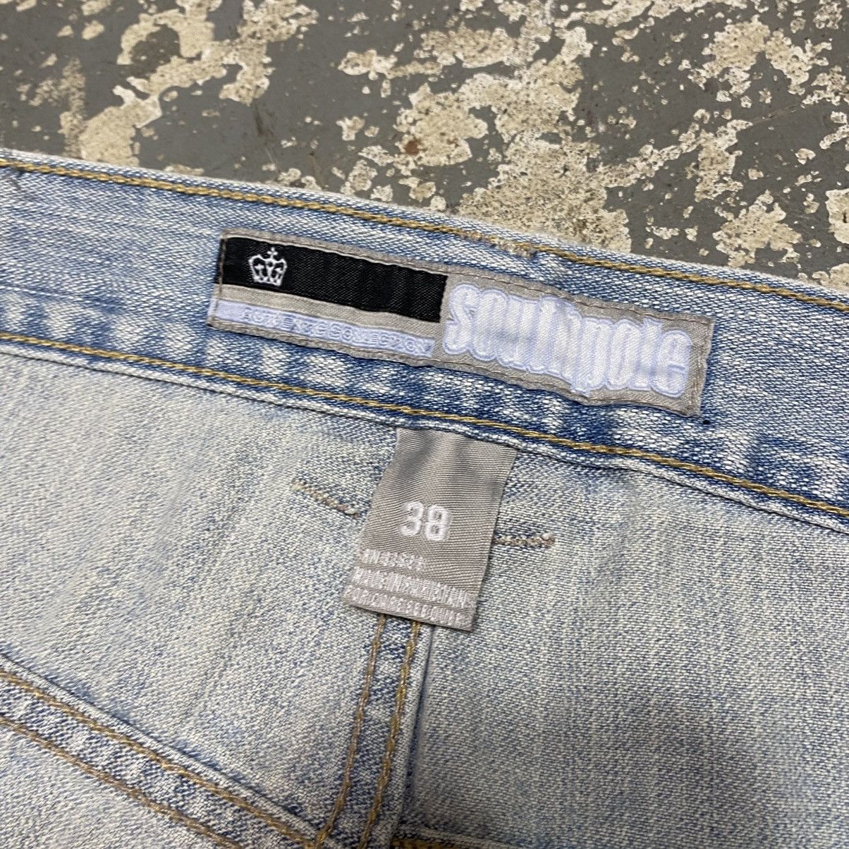 Southpole × Vintage Vintage Southpole Patchwork Reworked Y2K Denim Baggy Jeans Size US 39 - 5 Thumbnail